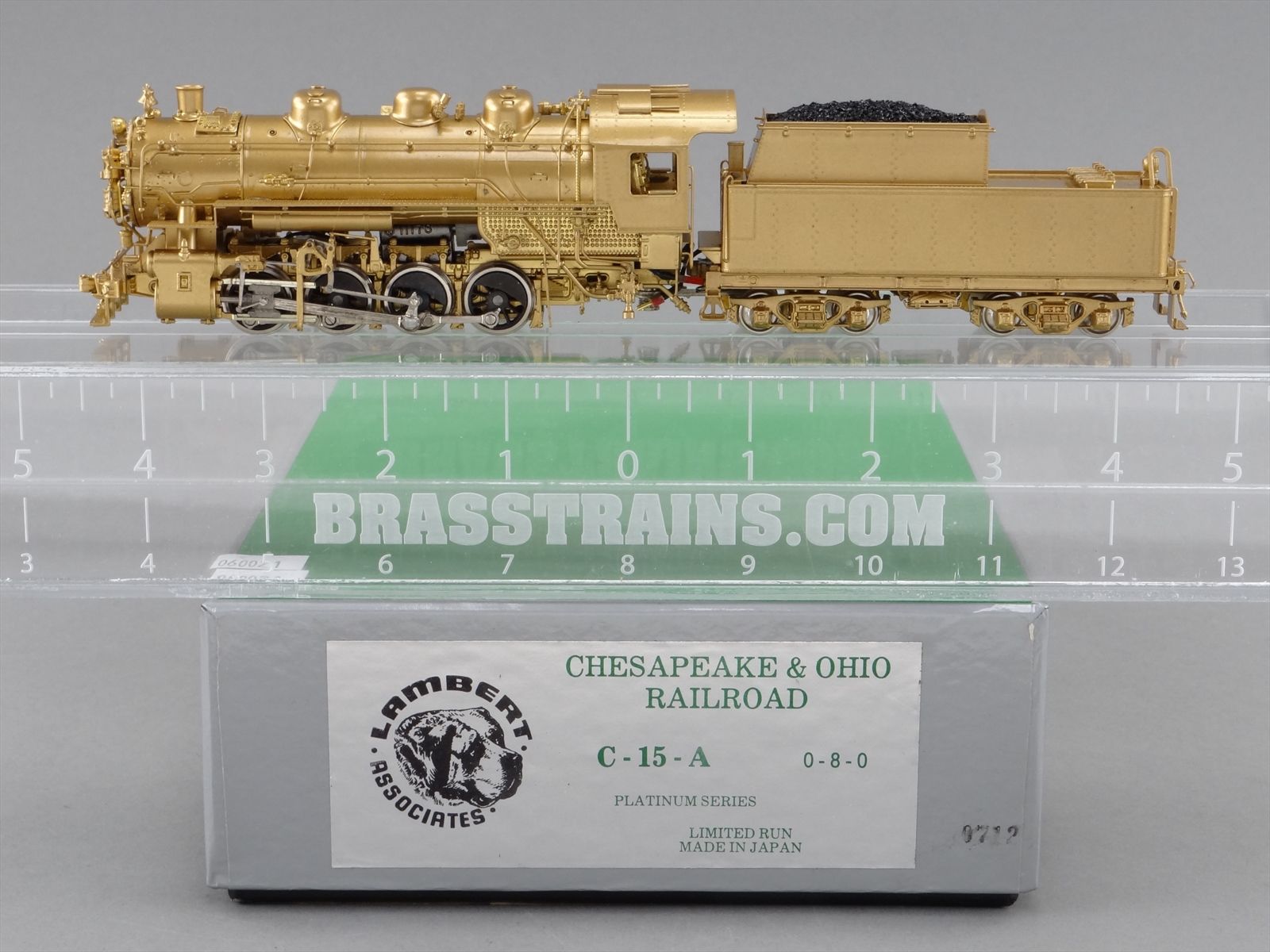HO Lambert Platinum C&O Chesapeake & Ohio 0-8-0 C-15