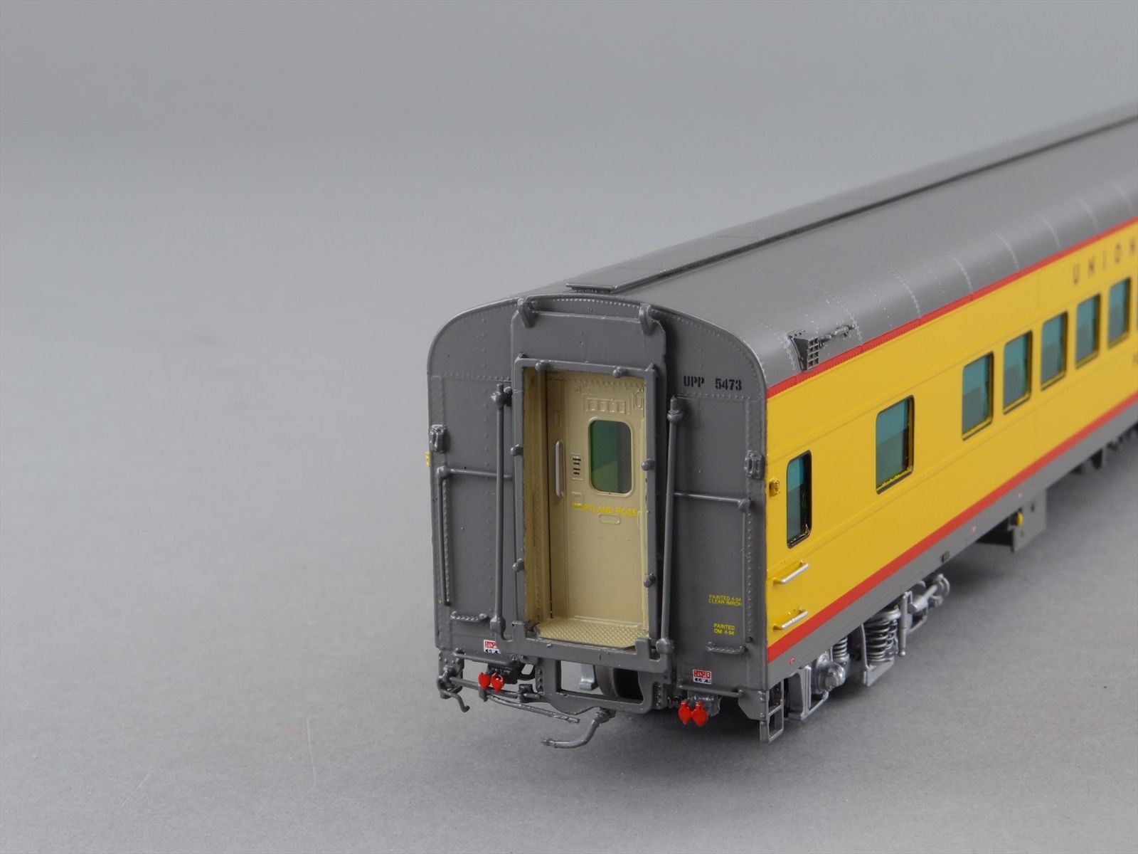 Portland Rose Train HO Brass Model Train - OMI 3435.1 UP Union Pacific Coach - Portland ...
