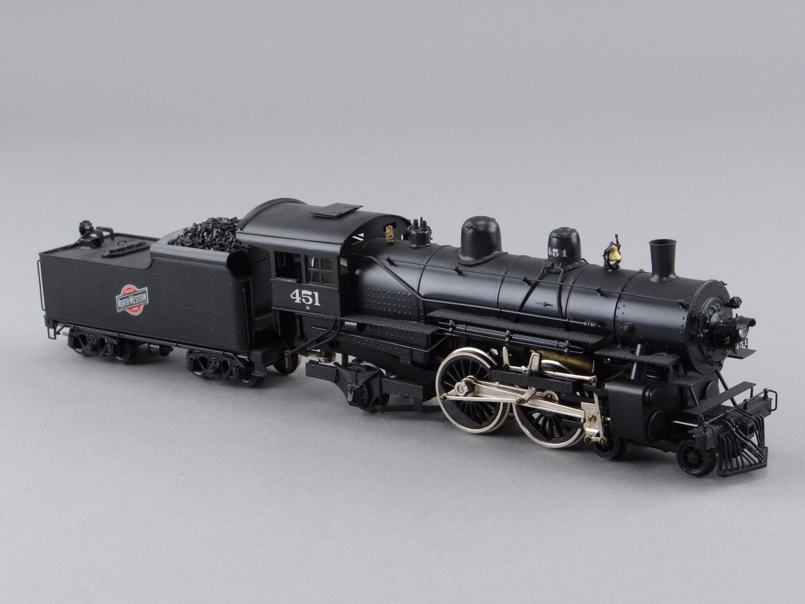 HO Brass Model Train - PFM 138 Tenshodo C&NW 4-4-2 Atlantic Steam #451 ...