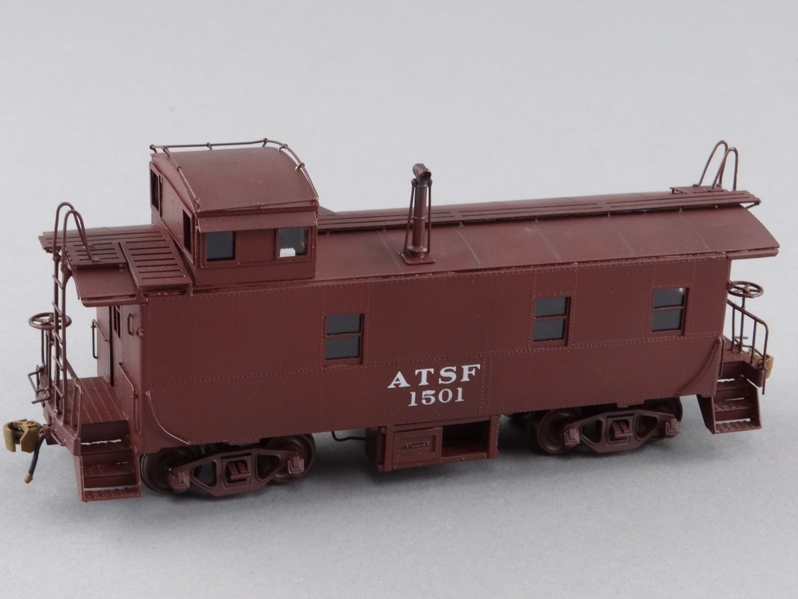 HO Brass Model Train - Pecos River 2705P ATSF Santa Fe Caboose #1501