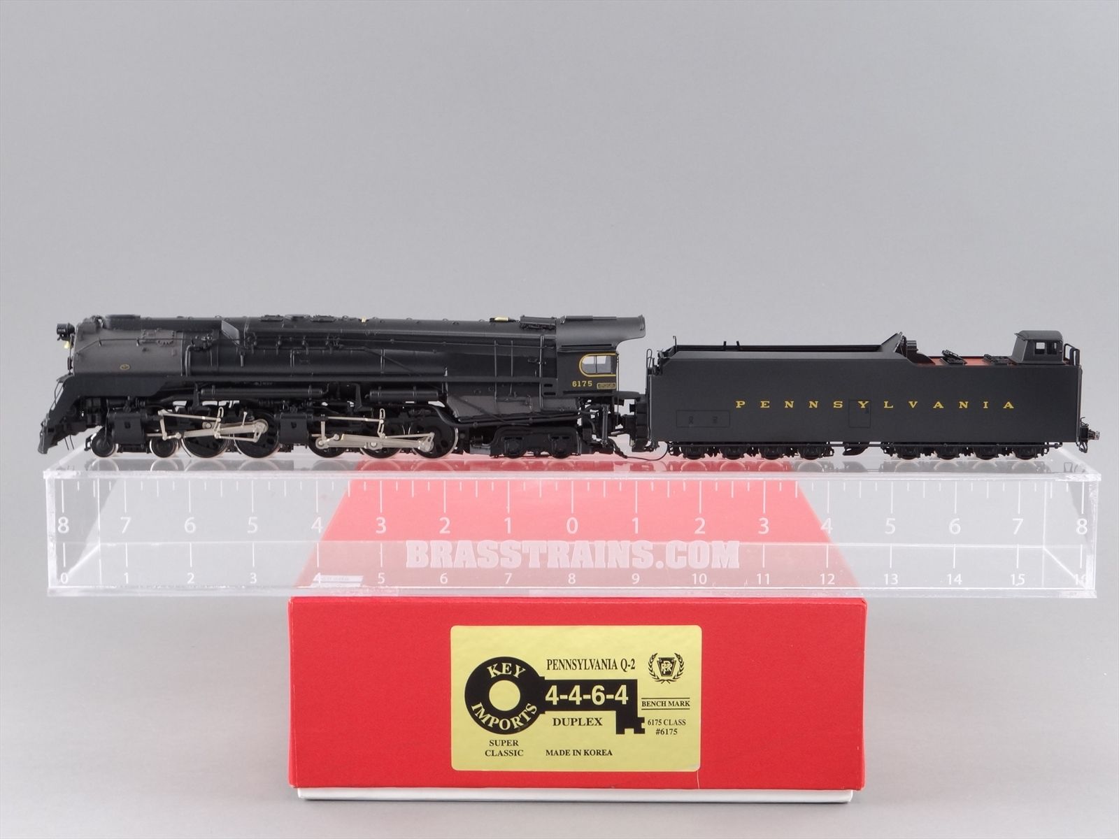HO Brass Key Imports PRR Pennsylvania 4-4-6-4 Q-2 Duplex #6175