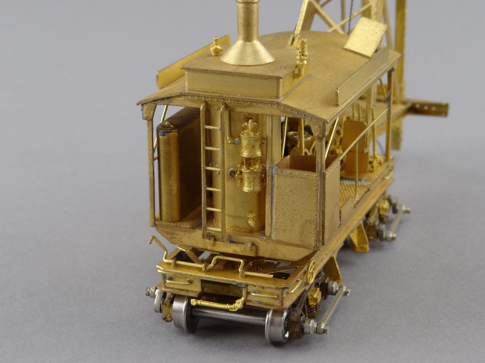 HO / HOn3 Brass Model Train - OMI 1320 Overland A. H. Ditcher w/ Pile ...