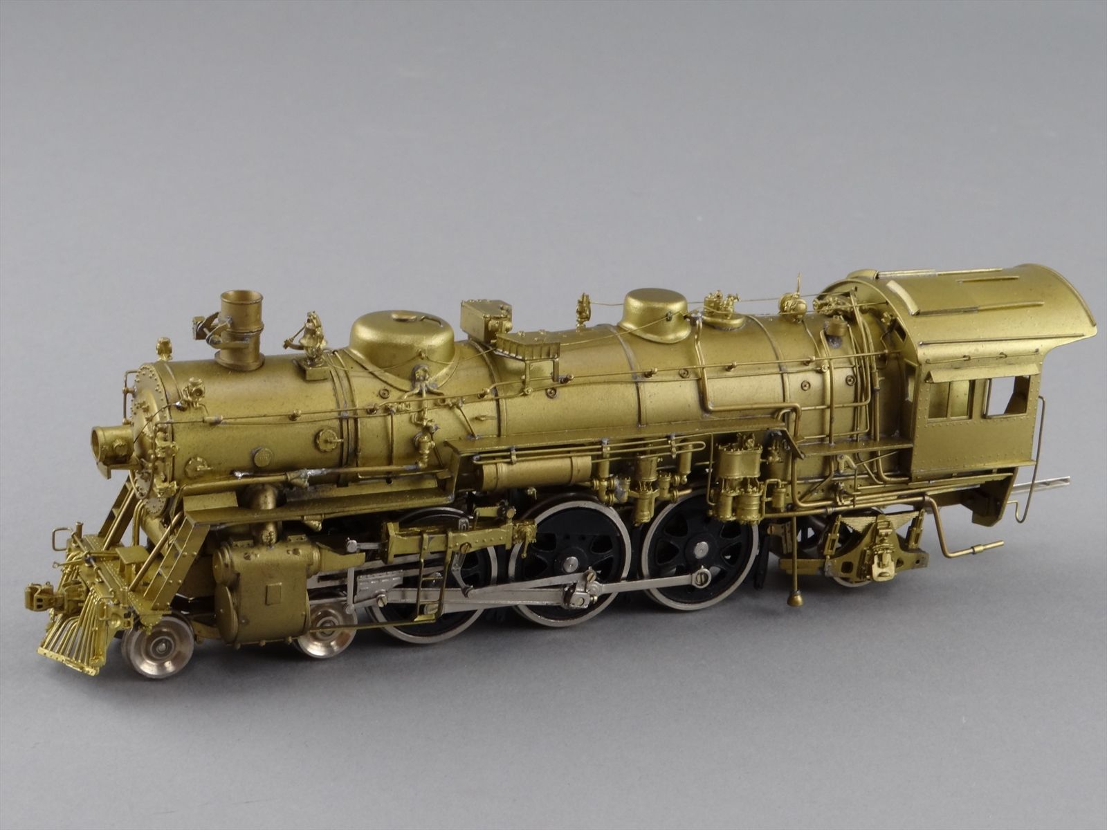 HO Brass Key Imports ATSF Santa Fe 4-6-2 Pacific 3400 w/ Box Pok Drivers