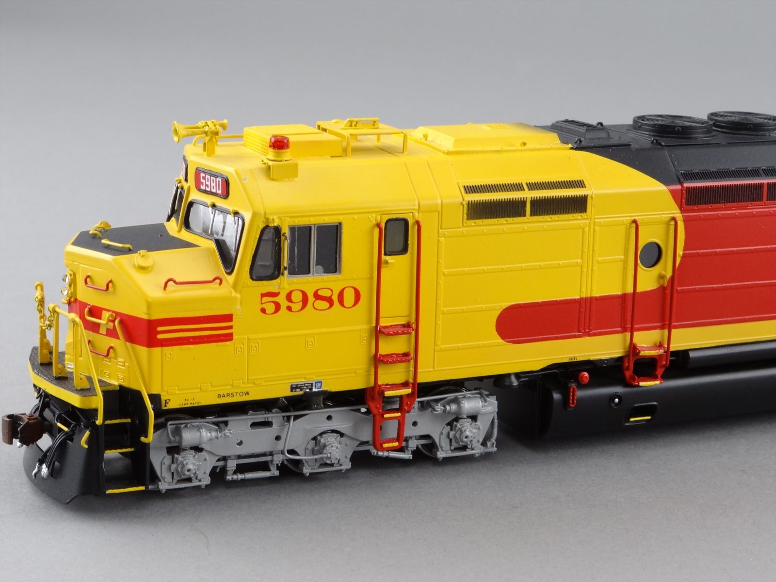 HO Brass Model Train - OMI 5995 Overland ATSF Santa Fe Kodachrome SDF45 ...