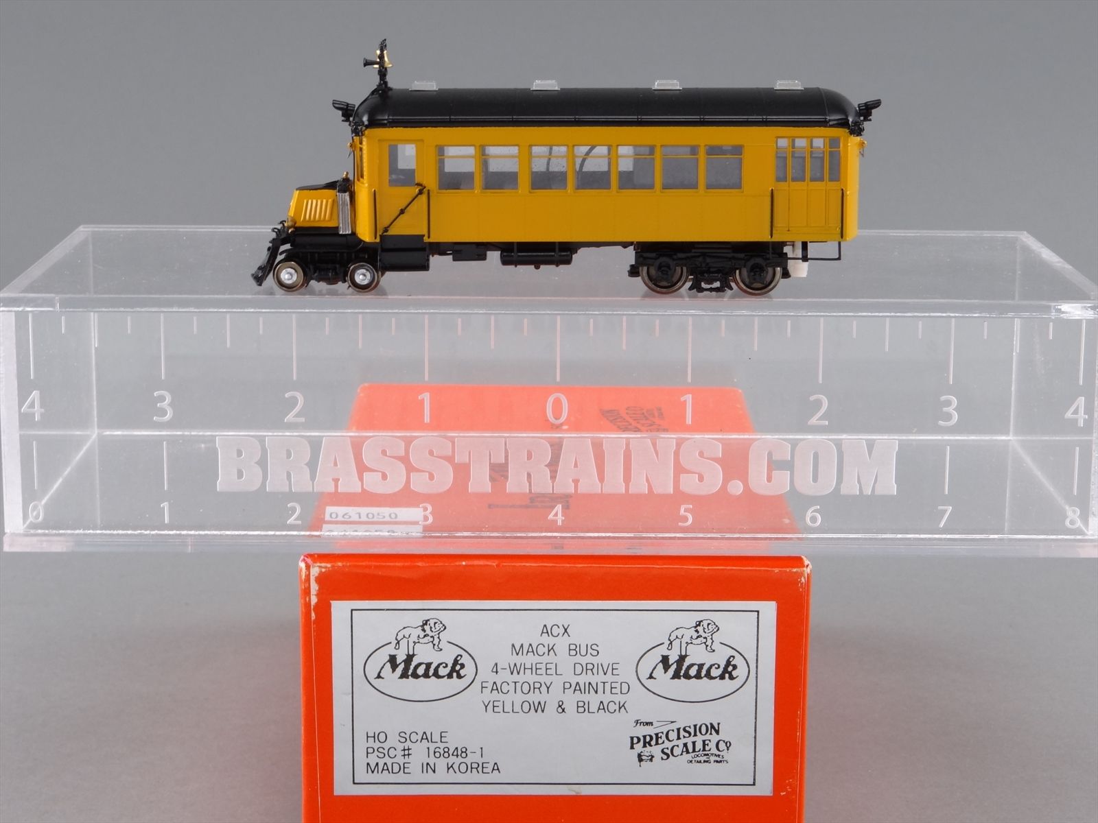 HO Brass Model Train - PSC 16848-1 Mack Railbus - Painted / Powered ...