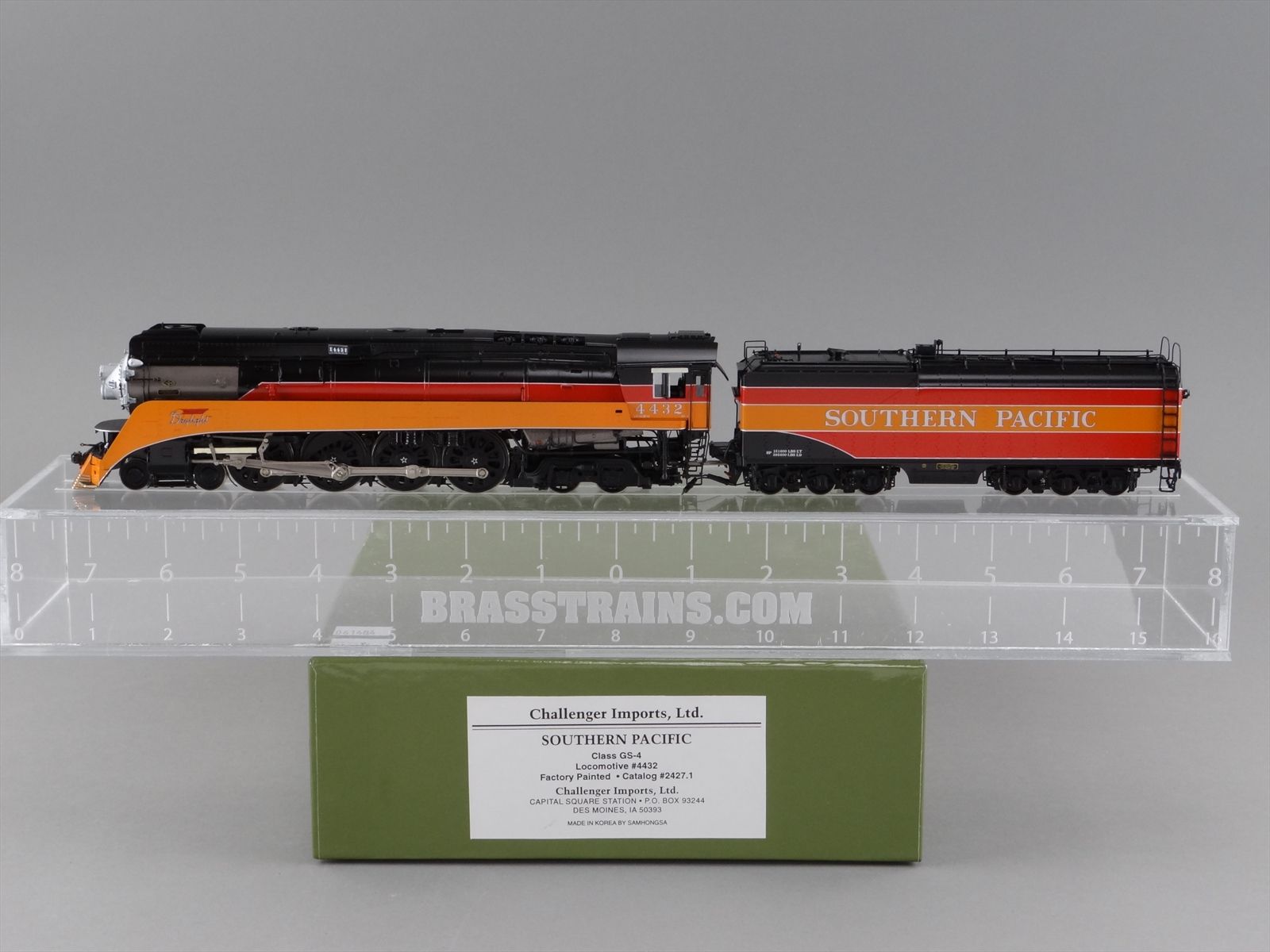 HO Brass Model Train - CIL 2427.1 Challenger SP Southern Pacific 4-8-4 ...