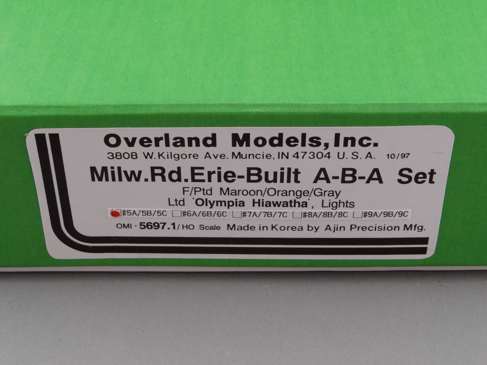 Milwaukee Road Photo Olympian Hiawatha Erie Built train 6 Poster CMSP Railroad