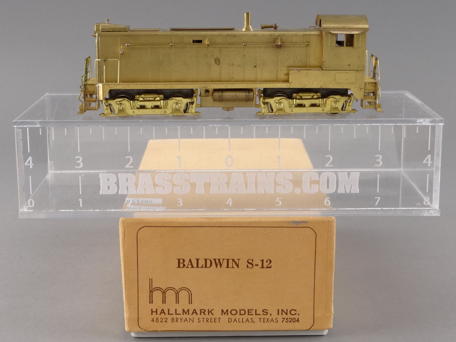HO Brass Model Train - Hallmark Kumata Baldwin S-12 Diesel Switcher Engine