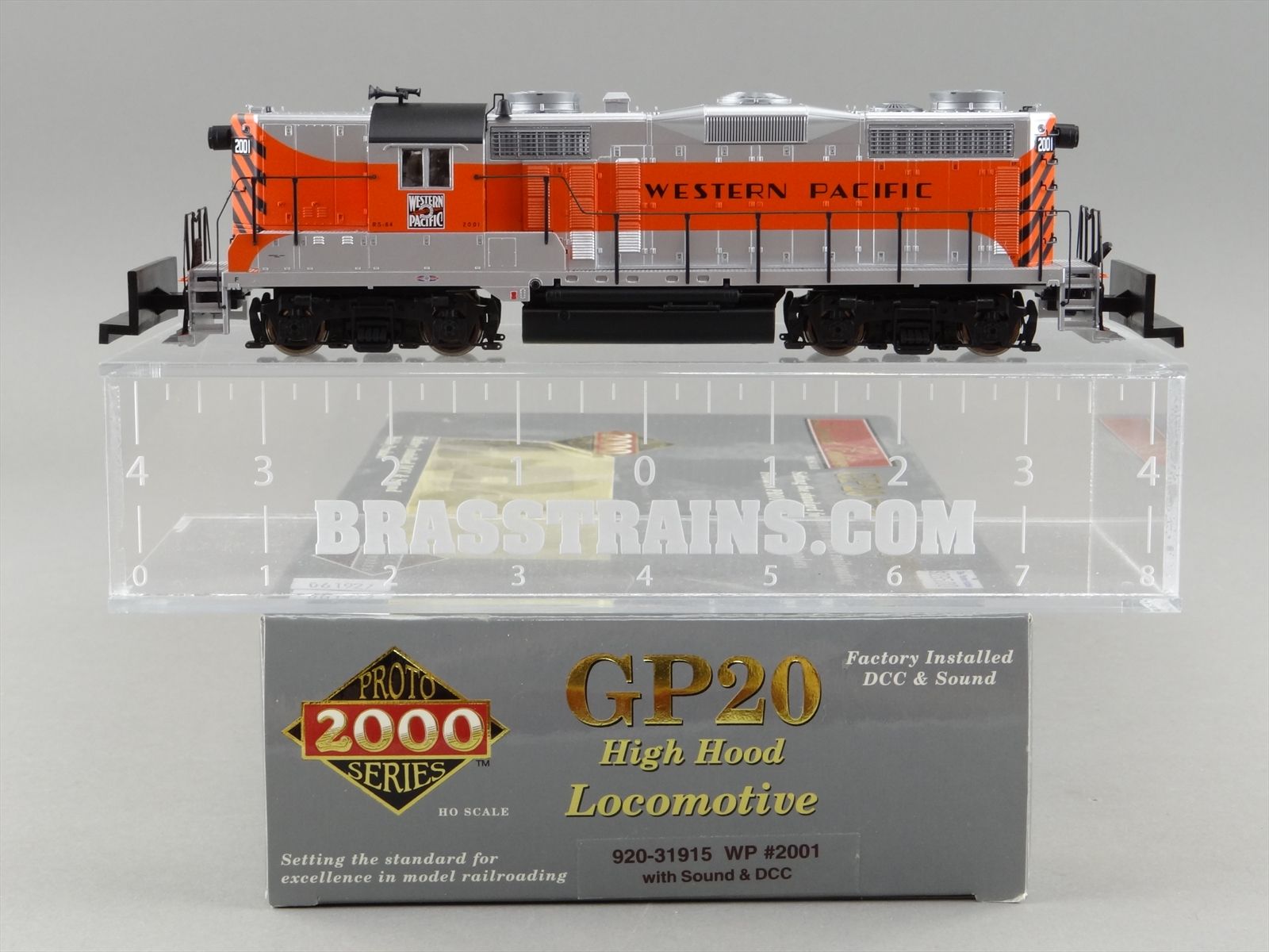HO Scale Life-Like Proto 2000 Series 920-31915 WP #2001 GP20 High