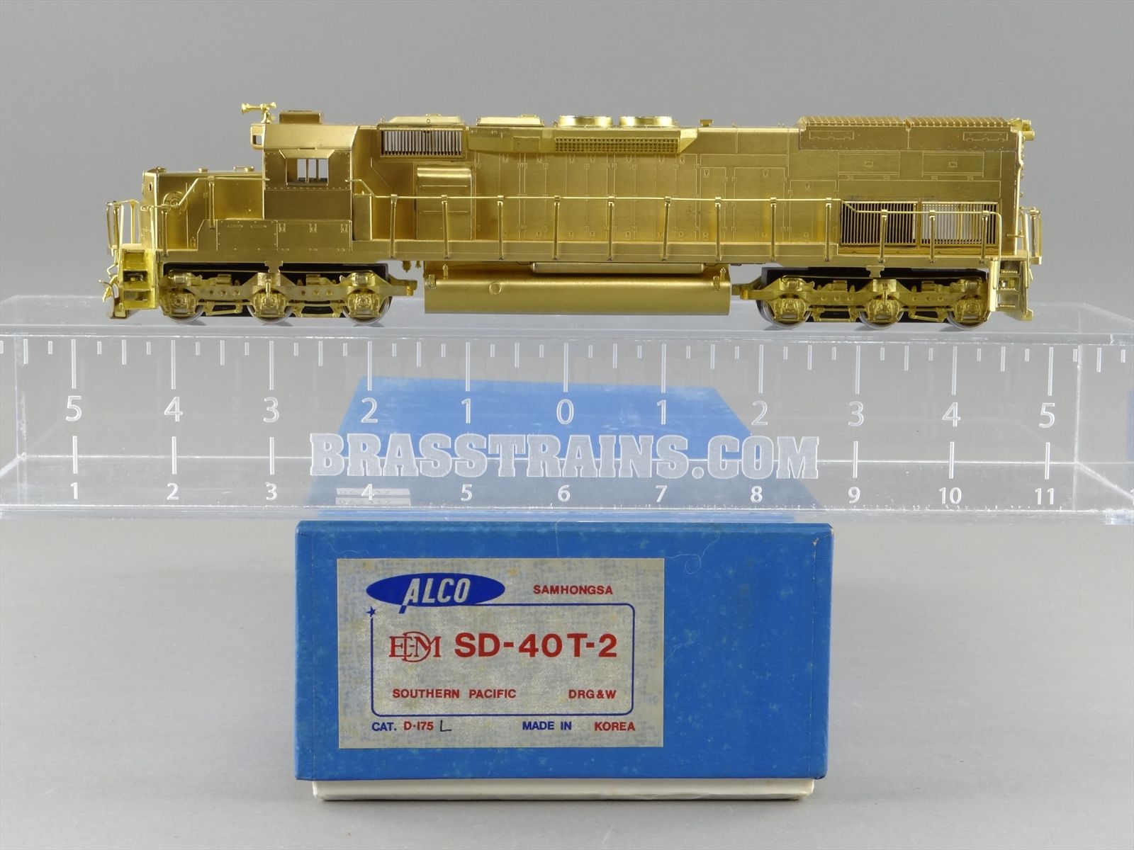 HO Brass Alco Models D-175 Samhongsa EMD SD40T-2 Diesel Engine