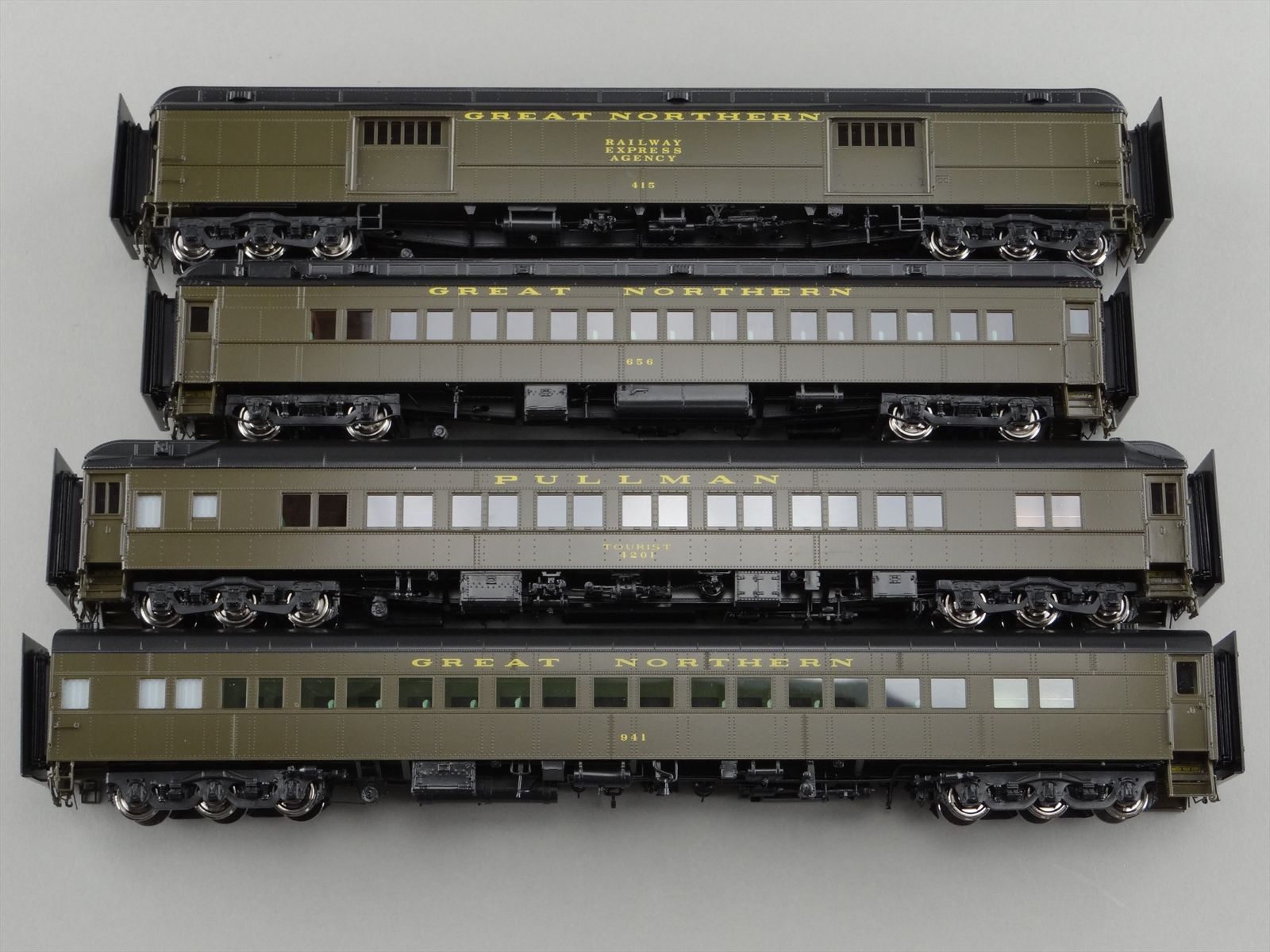 HO Brass Model Trains - CIL 2457.1S Challenger GN Oriental Limited 8 ...