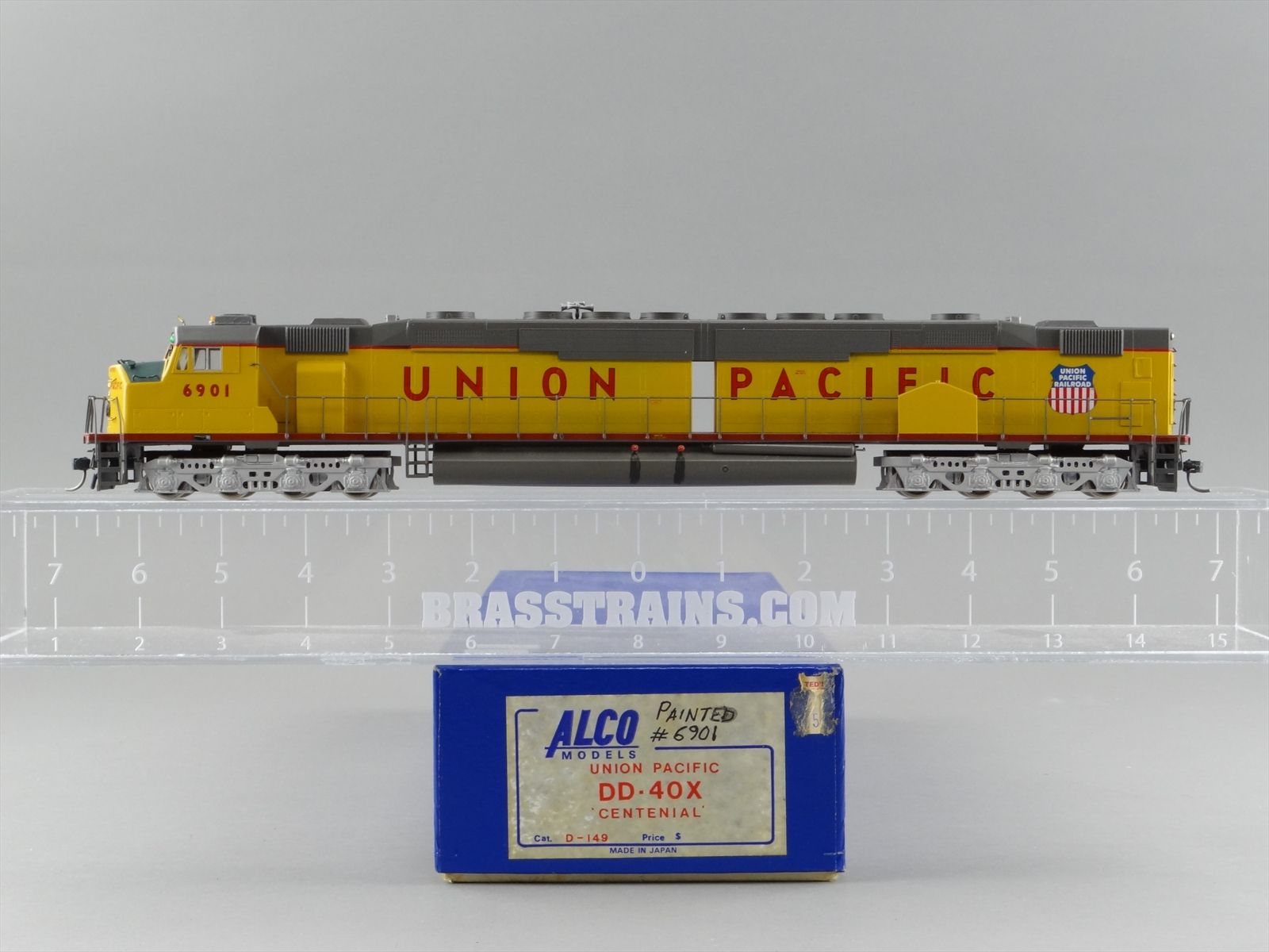 HO Brass Model Train - Alco Models D-149 KMT UP DD-40X Centenial