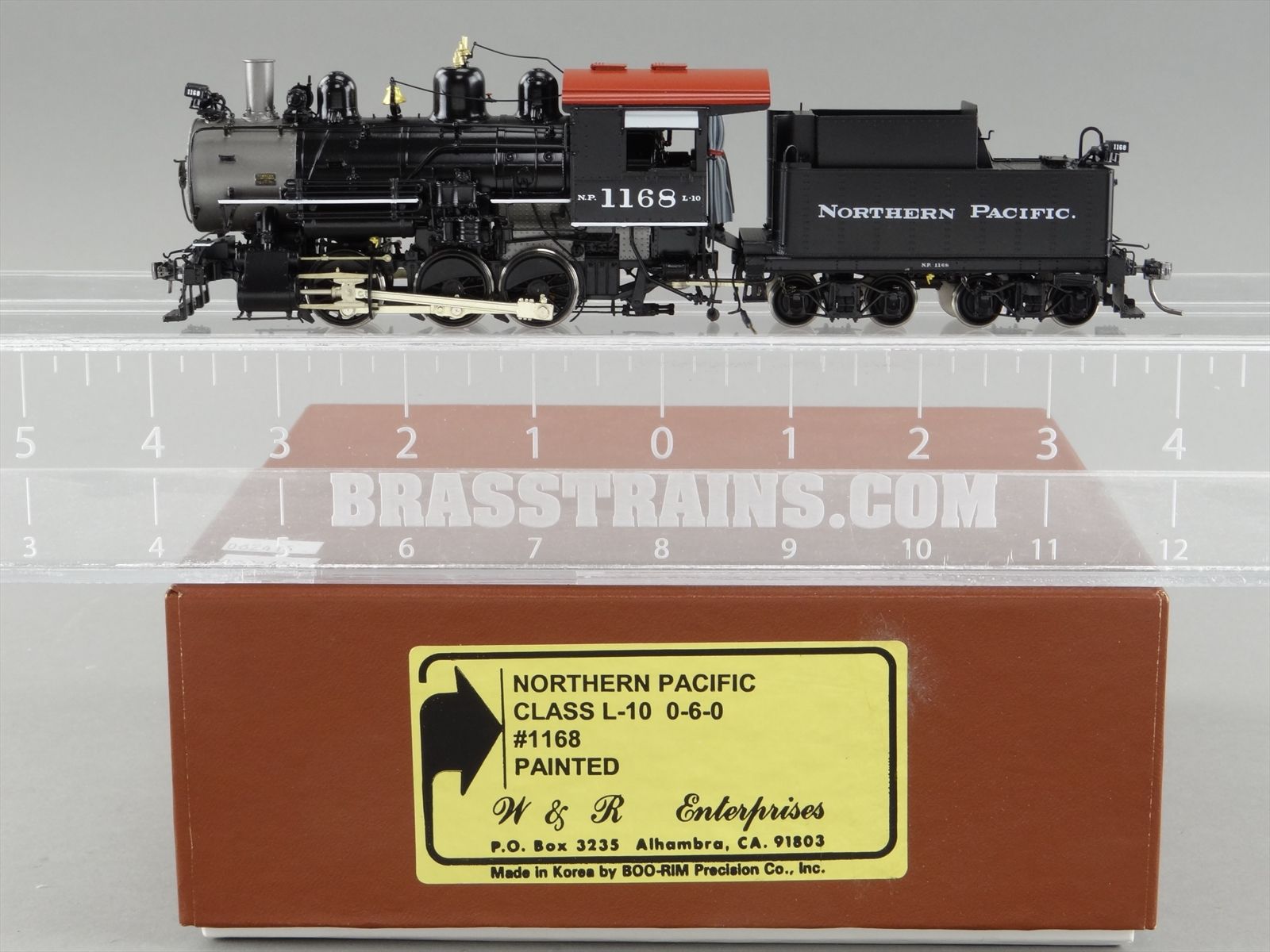HO Brass Model Train - W\u0026amp;R Enterprises NP Northern Pacific 0-6
