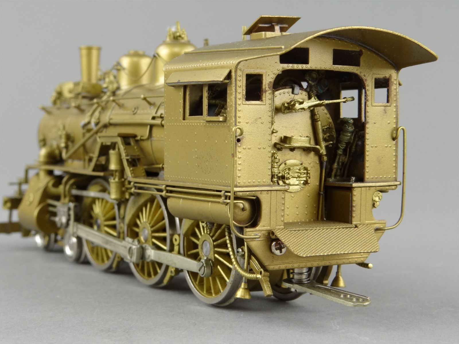 HO Brass Model Train - Hallmark ATSF Santa Fe 4-6-0 #468 Class - Unpainted