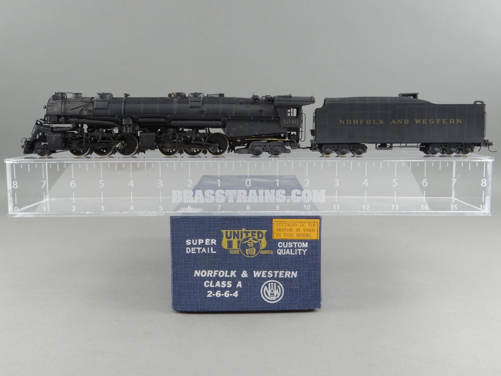 鉄道模型 UNITED N&W CLASS A 2-6-6-4 HO Brass PFM United N&W Norfolk & Western Class A 2