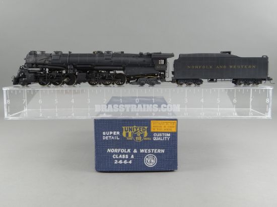 HO Brass PFM United N&W Norfolk & Western Class A 2-6-6-4 