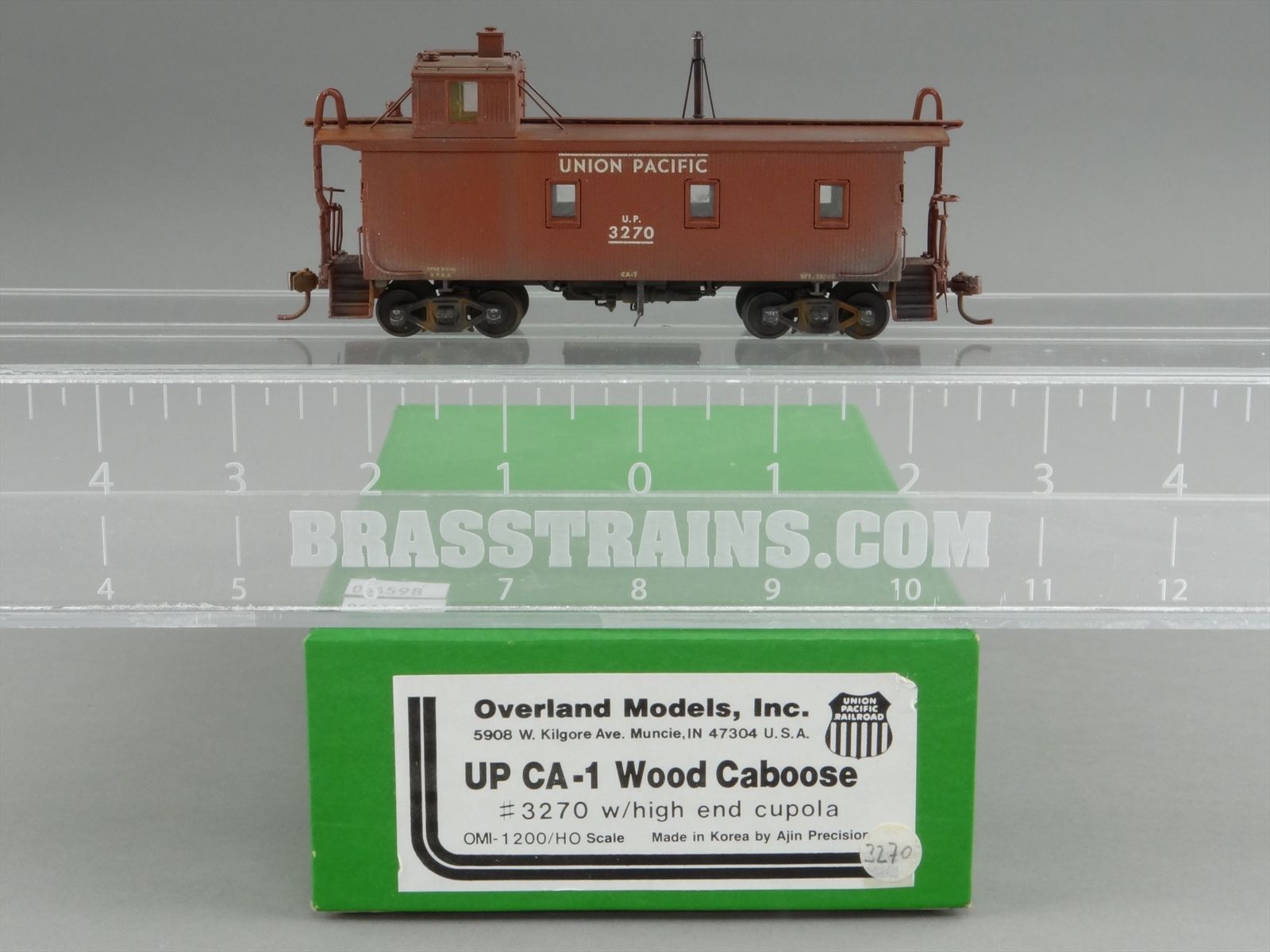 HO Brass Model Train OMI 1200 Overland UP Union Pacific CA-1 Wood