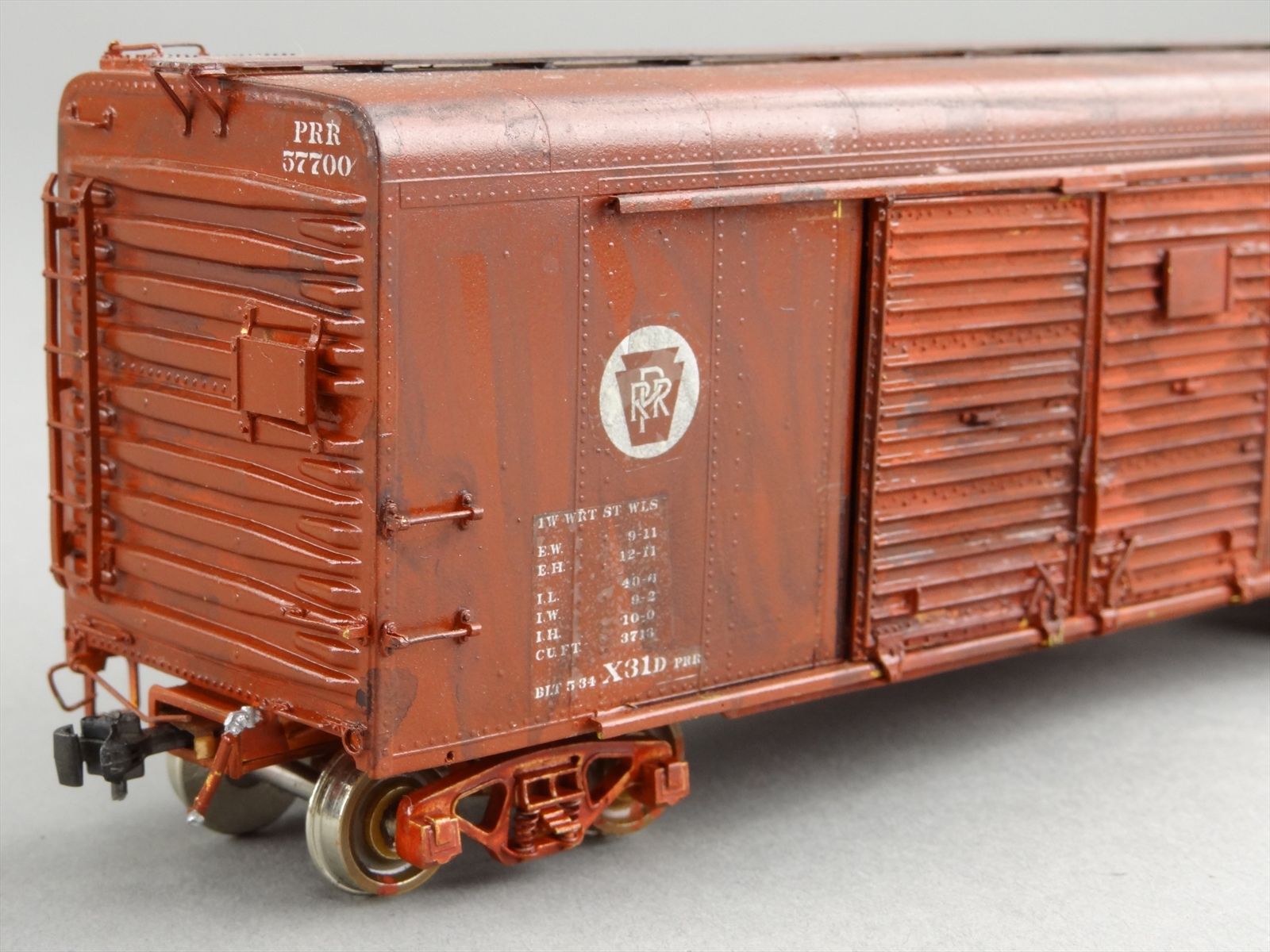 HO Brass W&R PRR Pennsylvania 40' Round Roof Auto Box Car #57700 ...