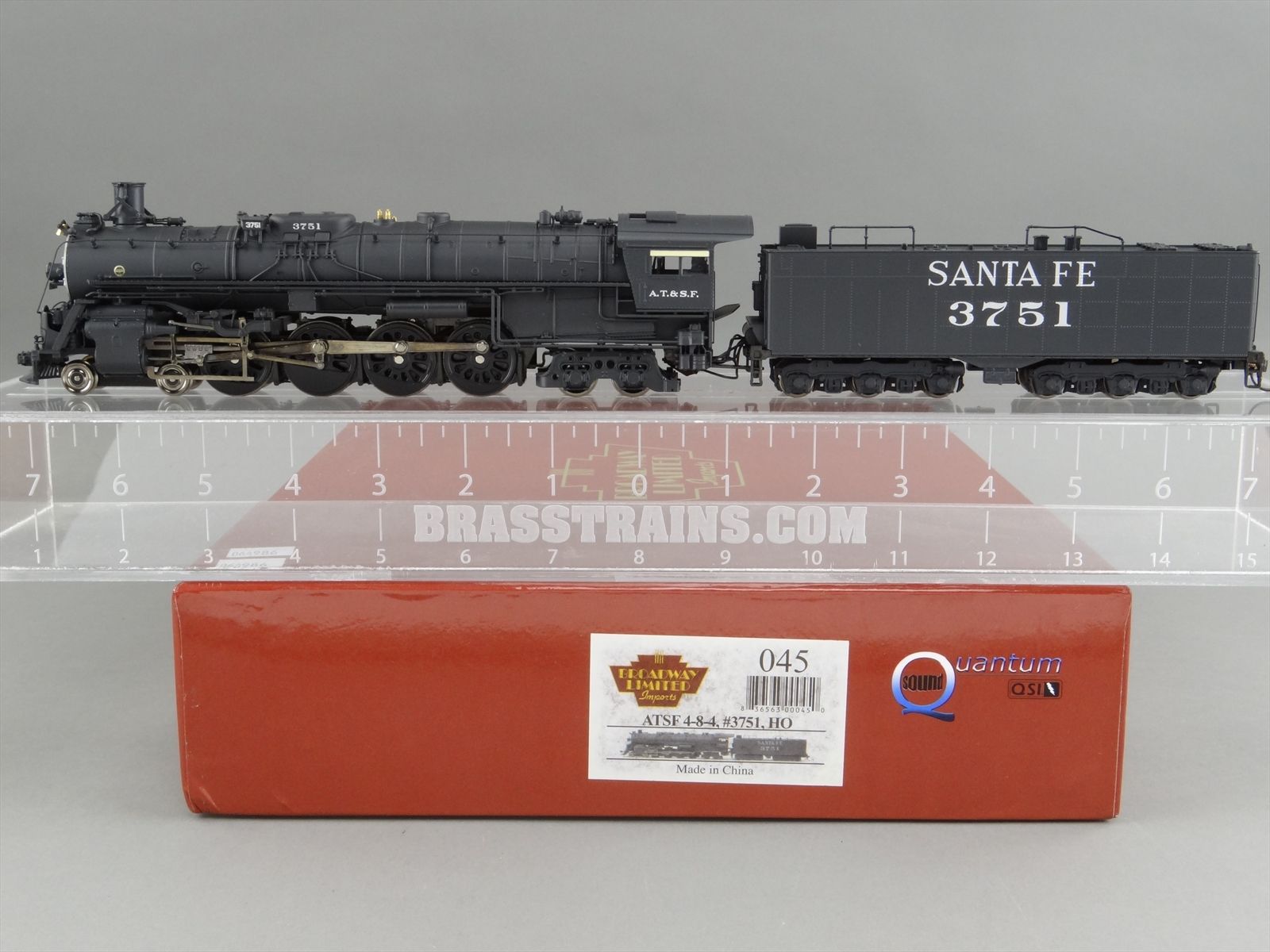 ブロードウェイ リミテッド ATSF 4ー8ー4 3751 045 9410 ATSF 4-8-4, #3751, As Appears Today, No-Sound / DCC