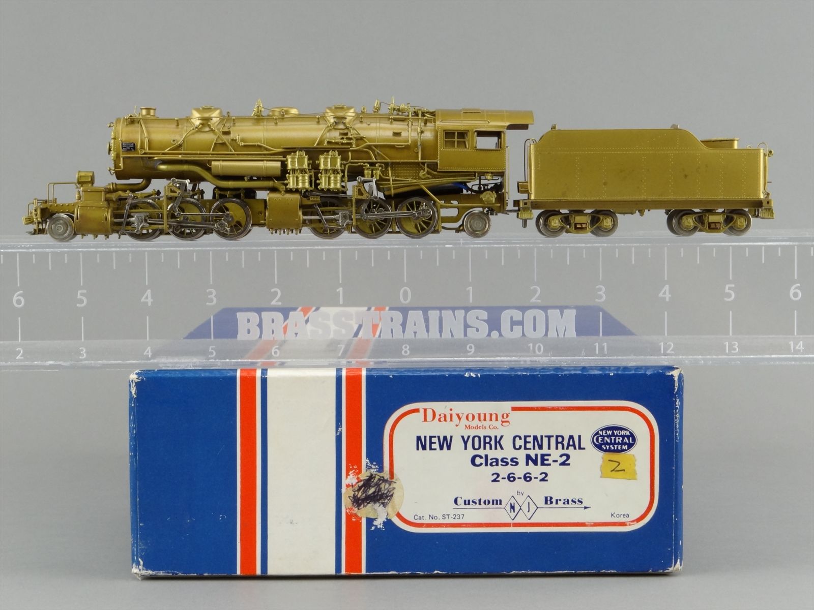 HO Brass Model - NJCB ST-237 NYC New York Central 2-6-6-2 NE-2