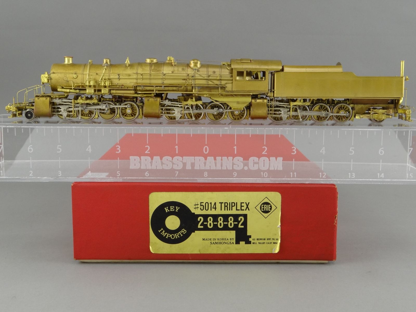 HO Brass Model Train - Key Imports Erie 2-8-8-8-2 Triplex