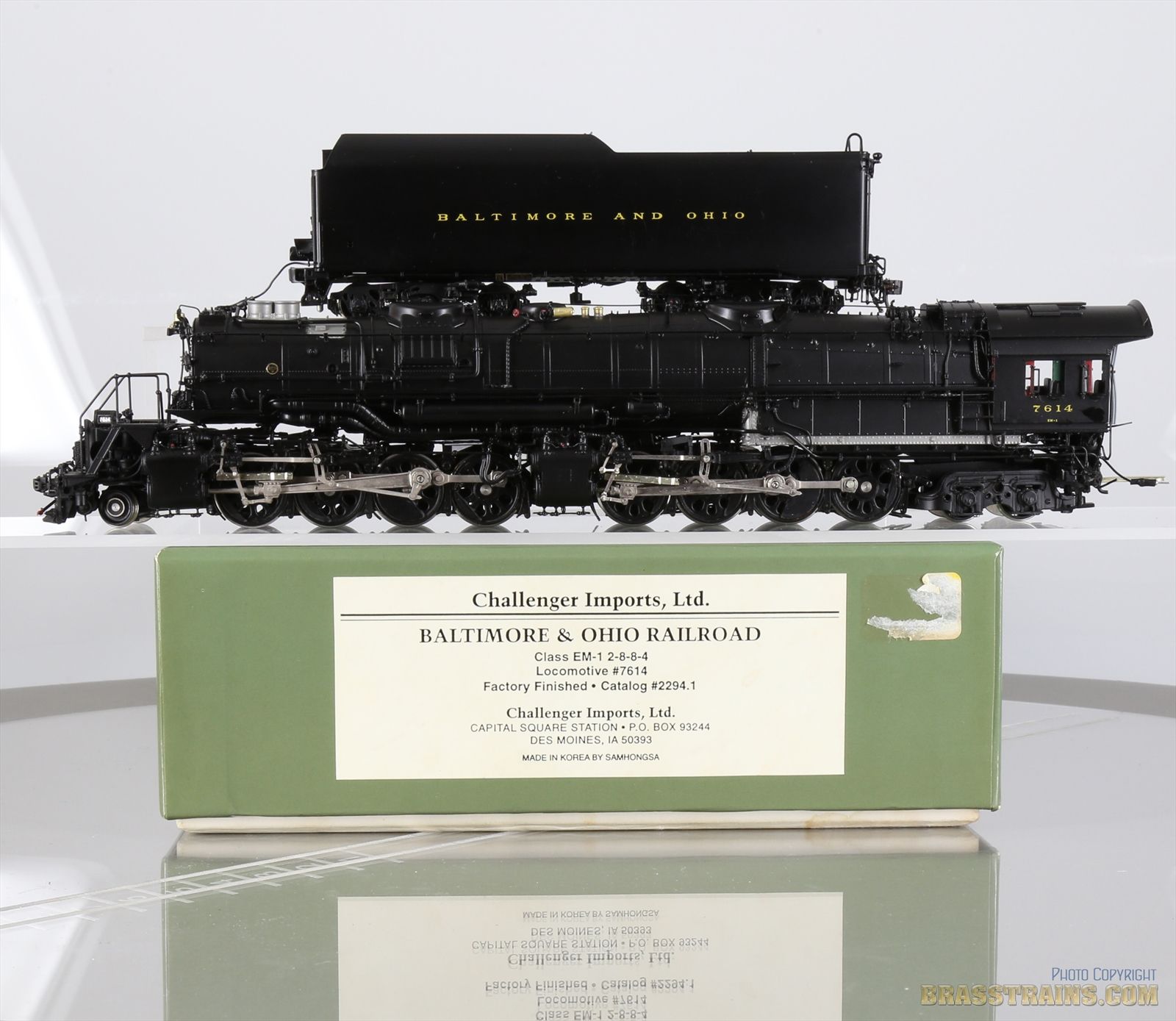 HO Brass Model Train - CIL 2294.1 Challenger B&O