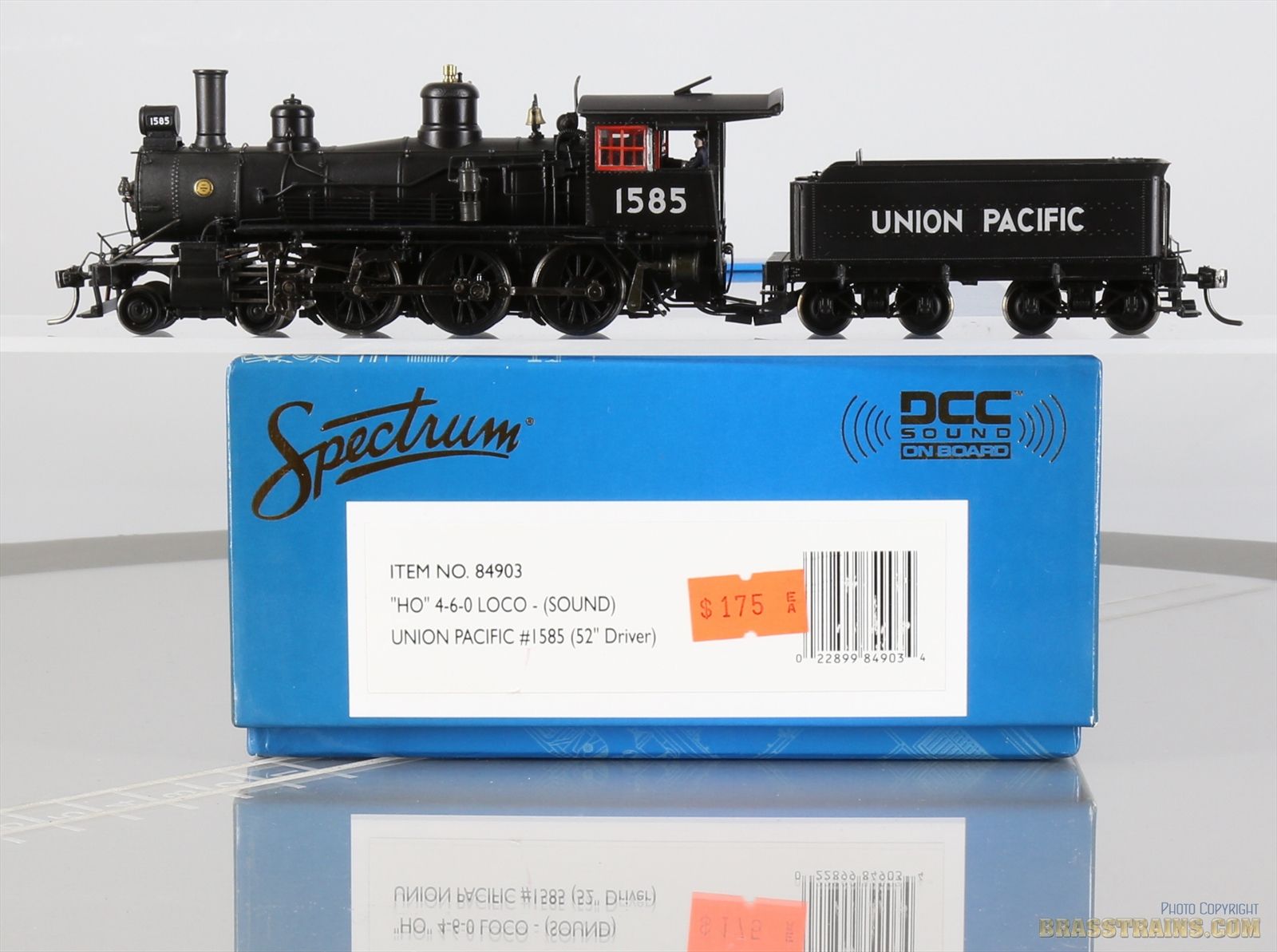 HO Scale Plastic - Bachmann Spectrum 84903 UP Union Pacific 4-6-0