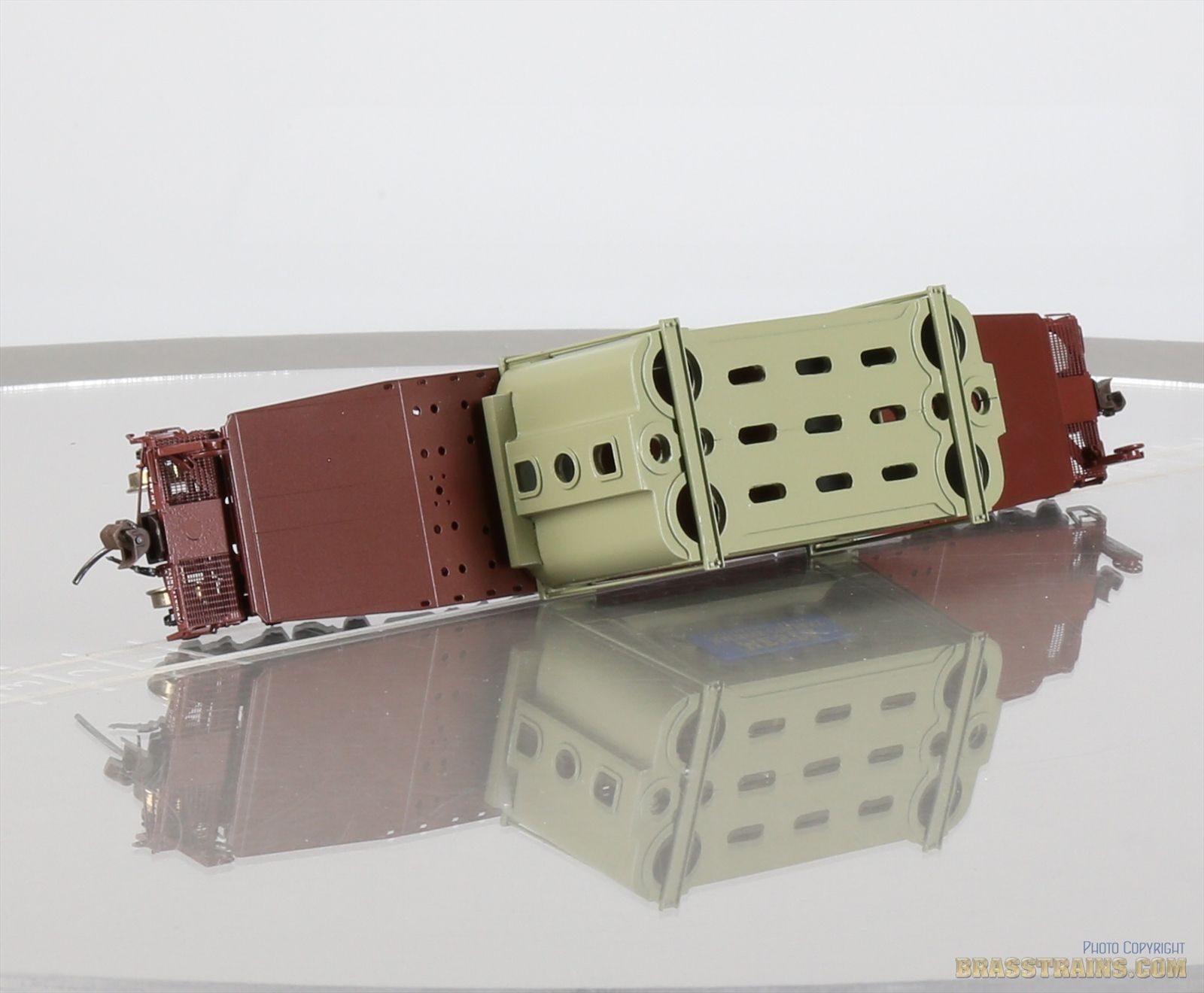 HO Brass Model Train - Rail Classics R-146 PRR F-38 Heavy Duty Flat Car ...