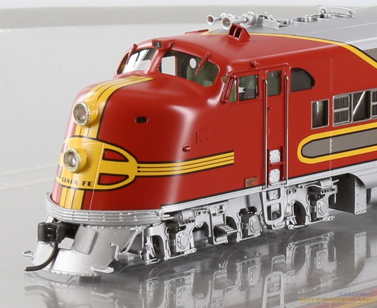 HO Brass Model Train - TCY Coach Yard 2003 ATSF Santa Fe EMC E-1a Diesel #3