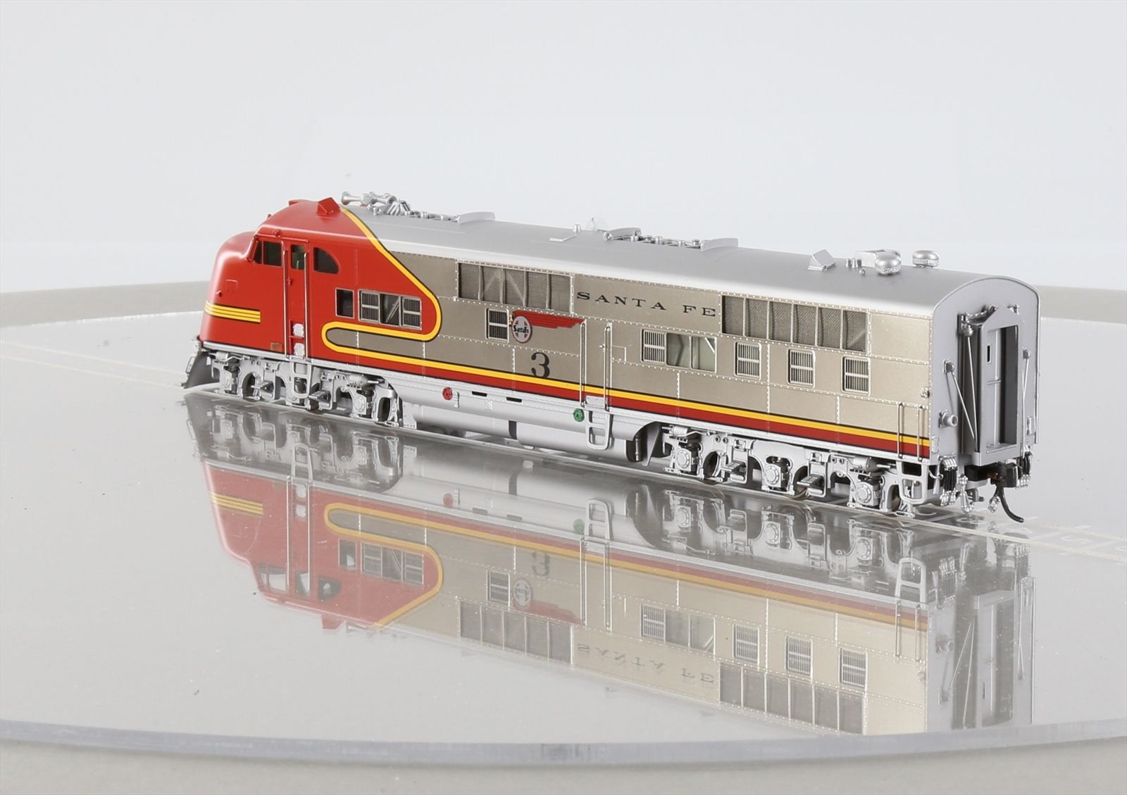 HO Brass Model Train - TCY Coach Yard 2003 ATSF Santa Fe EMC E-1a Diesel #3