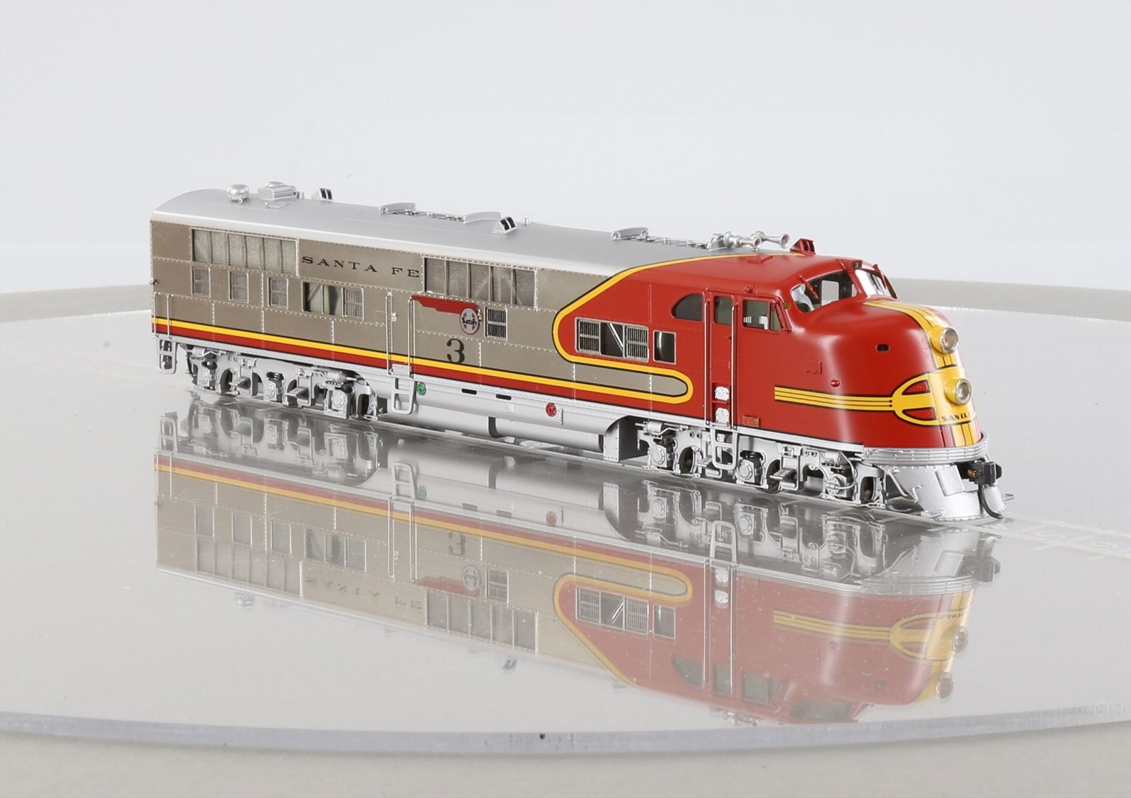 HO Brass Model Train - TCY Coach Yard 2003 ATSF Santa Fe EMC E-1a Diesel #3