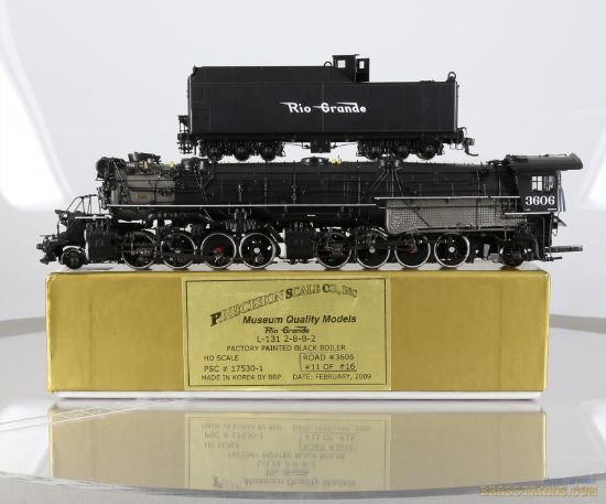 HO PSC D&RGW Rio Grande L-131 2-8-8-2 Black #3606 - #11 of 16