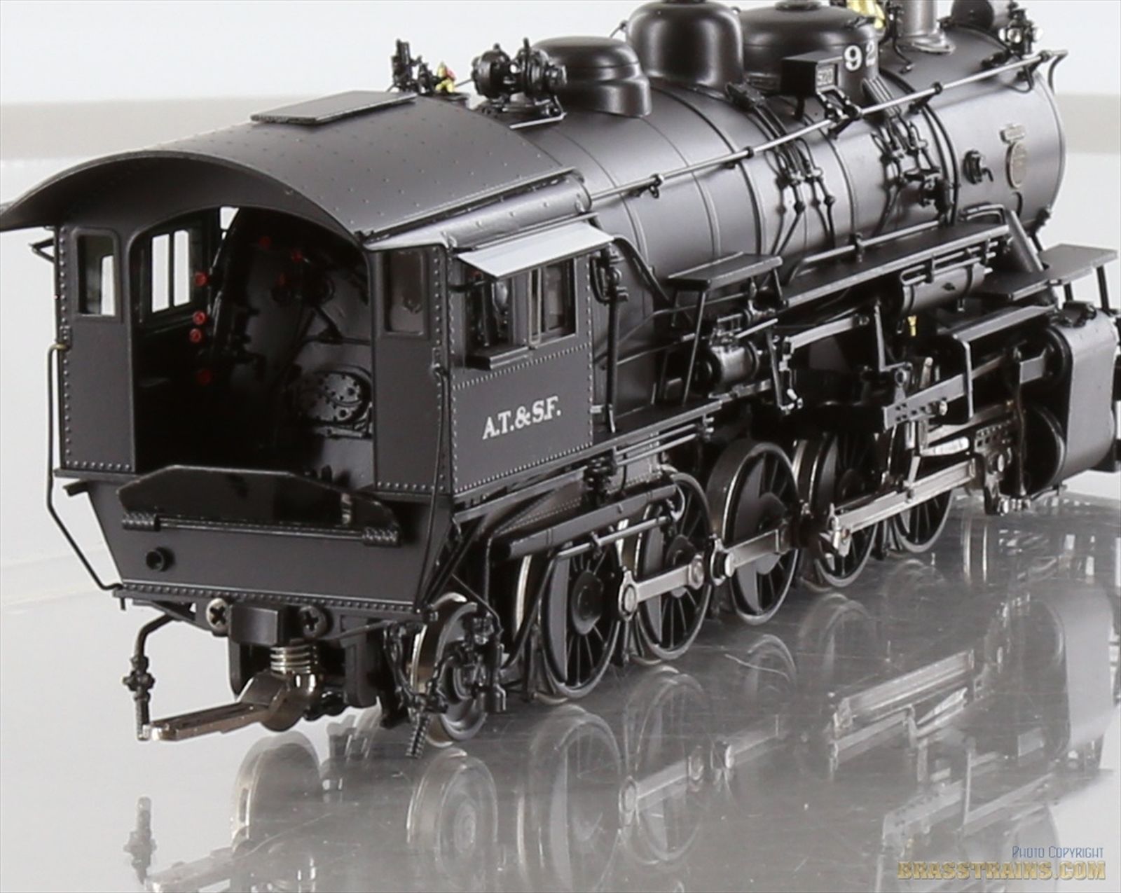 HO Scale Brass Model Train - DP Division Point 3906 ATSF Santa Fe 2-10 ...