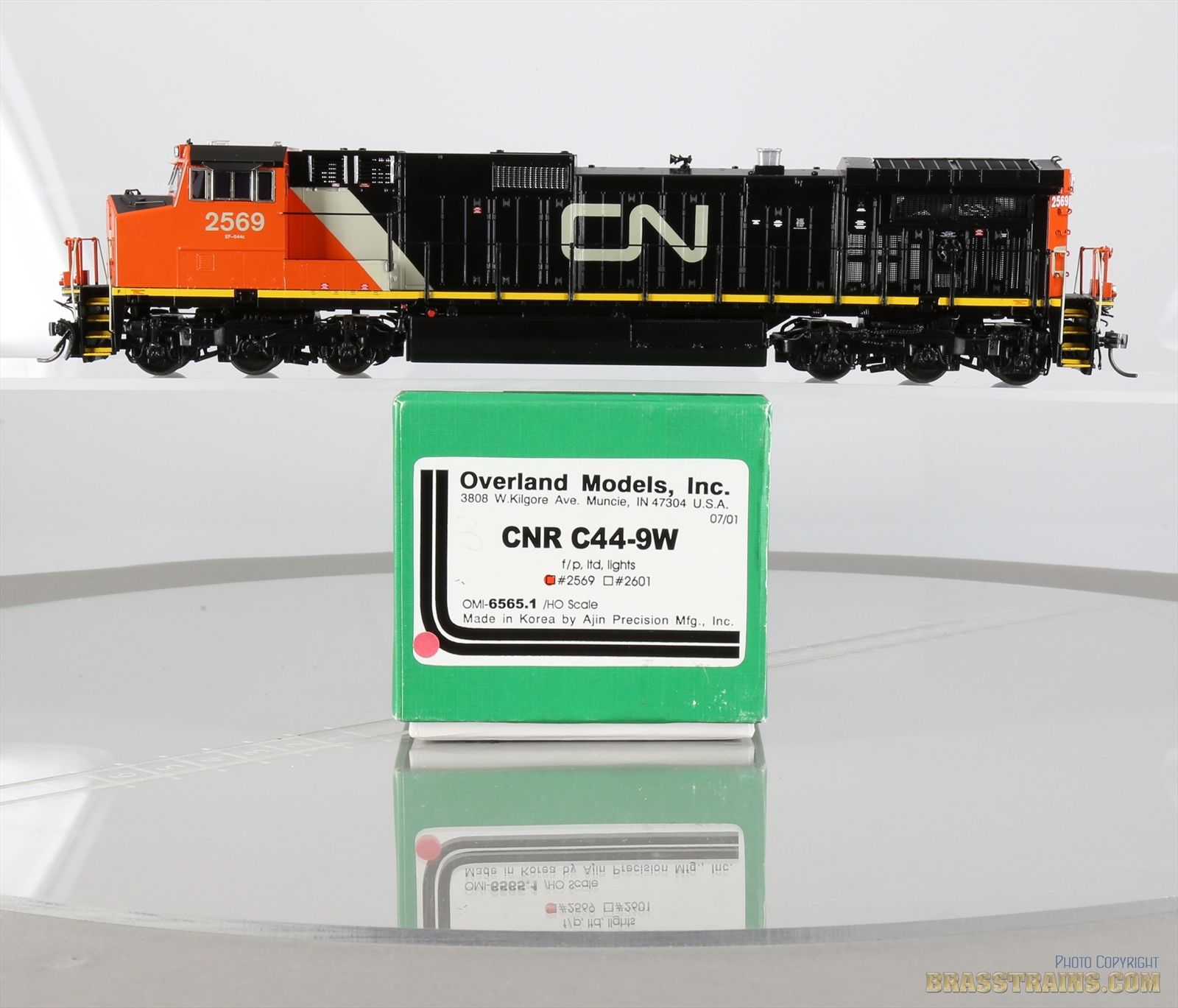 Overland HOスケール ディーゼル機関車 EMD FP-9 C&NW HO Brass Model Train - OMI 6565.1 Overland CNR CN Candian National