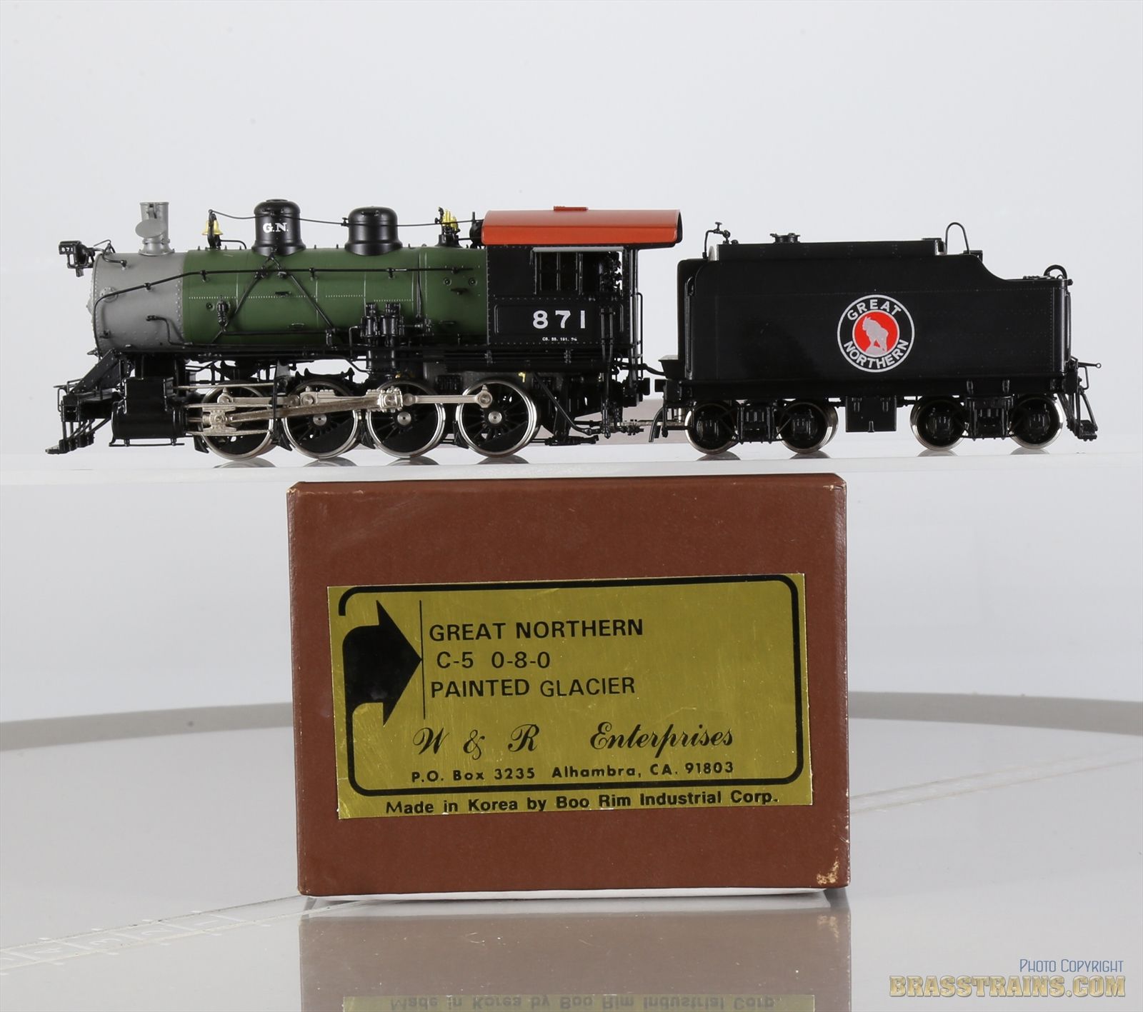 メルクリン HO HO Scale Brass Model Train - W&R GN Great Northern 0-8-0 C-5