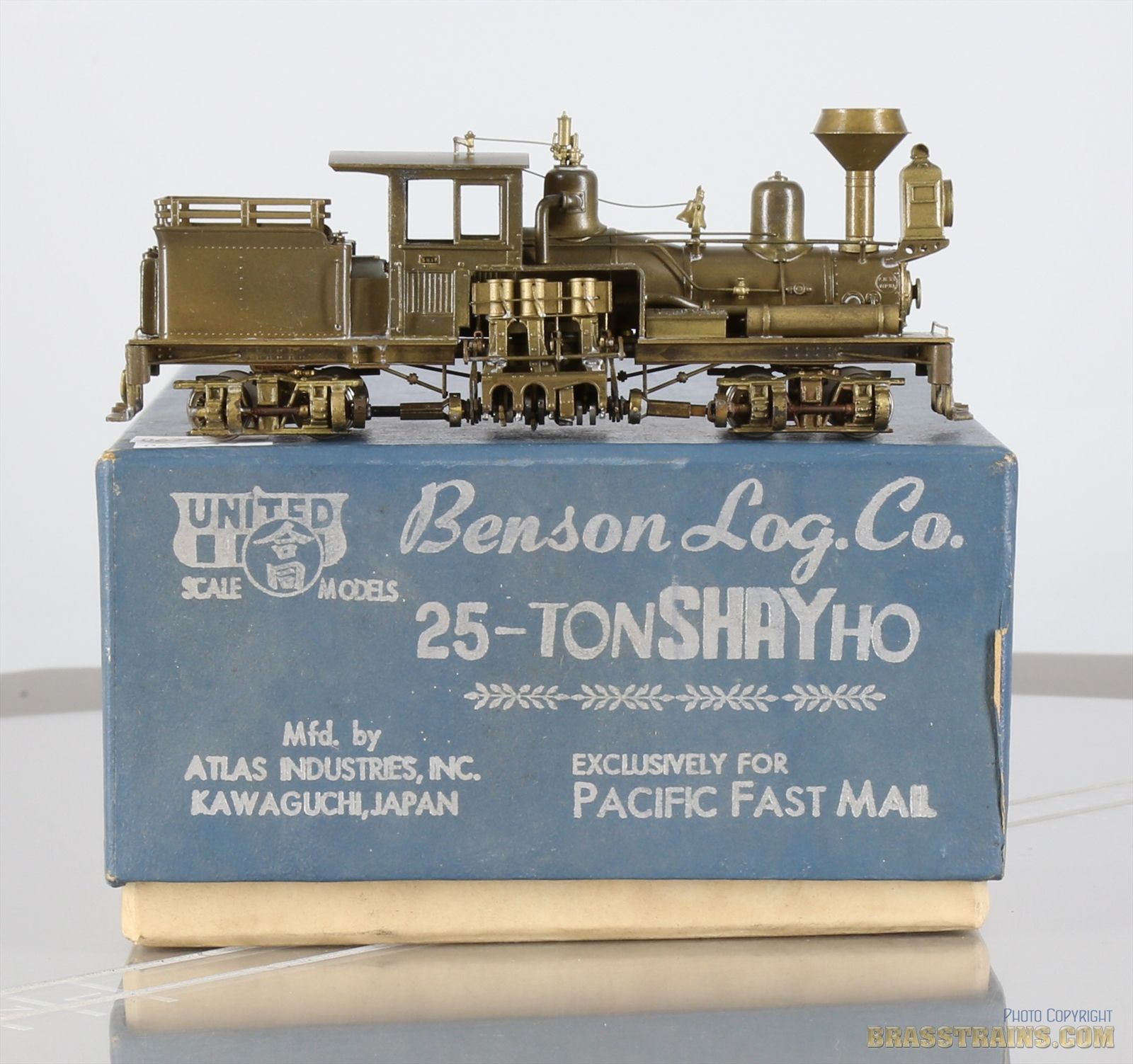 UNITED MODELS BENSON LOG.co. 25-TON SHAY HO N3 鉄道模型 HOゲージ