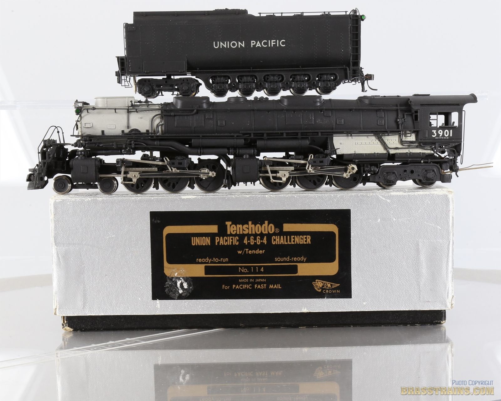 HO Brass PFM Tenshodo 114 UP 4-6-6-4 Challenger #3950 - 1973