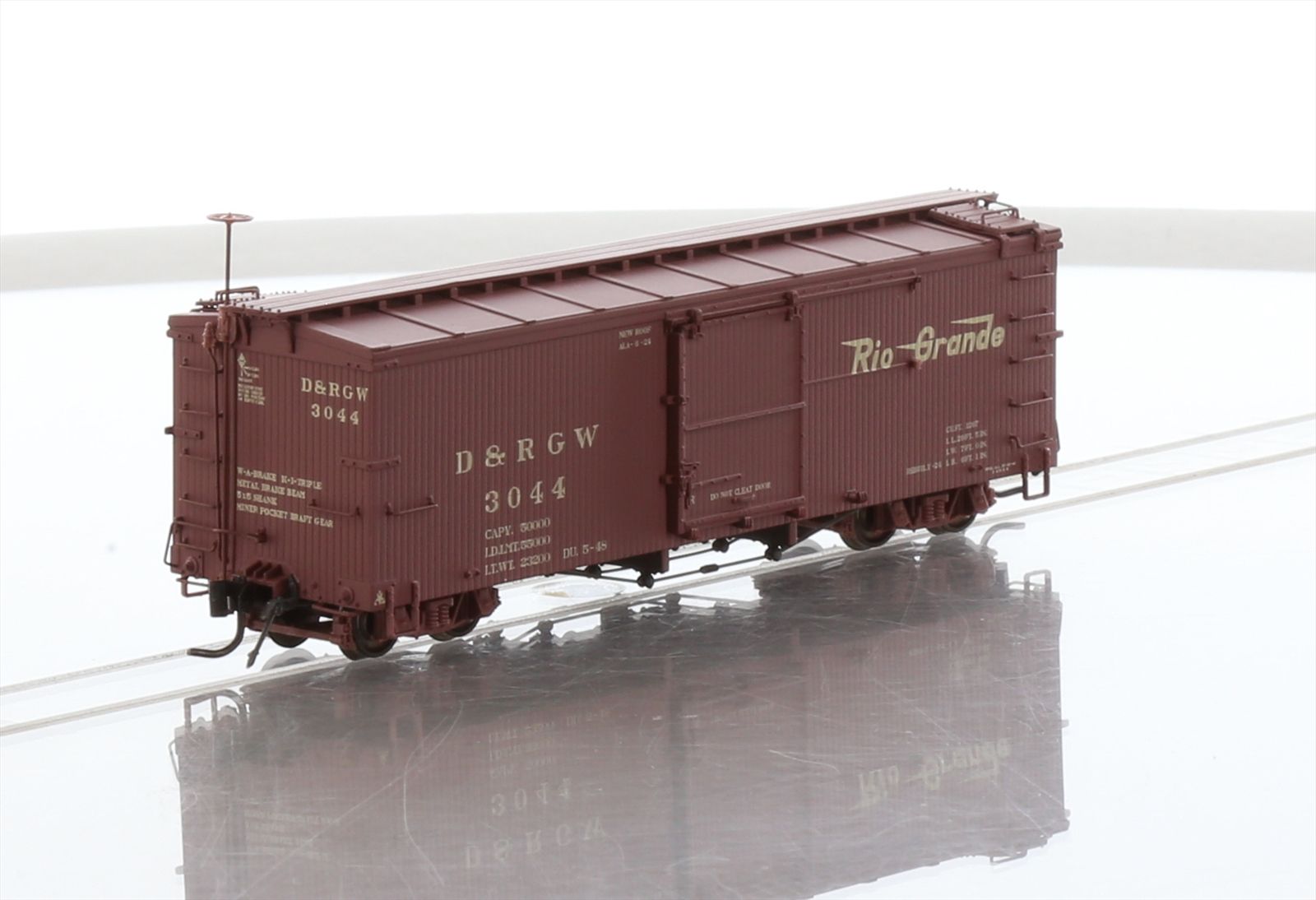 HOn3 Scale Model Freight Car Blackstone PN B340102 D&RGW Rio Grande