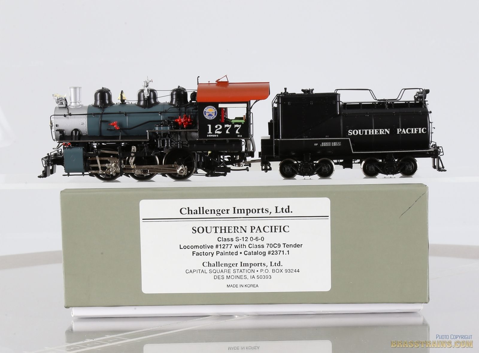 HO Brass Model Train - CIL 2371.1 Challenger SP Southern Pacific 0