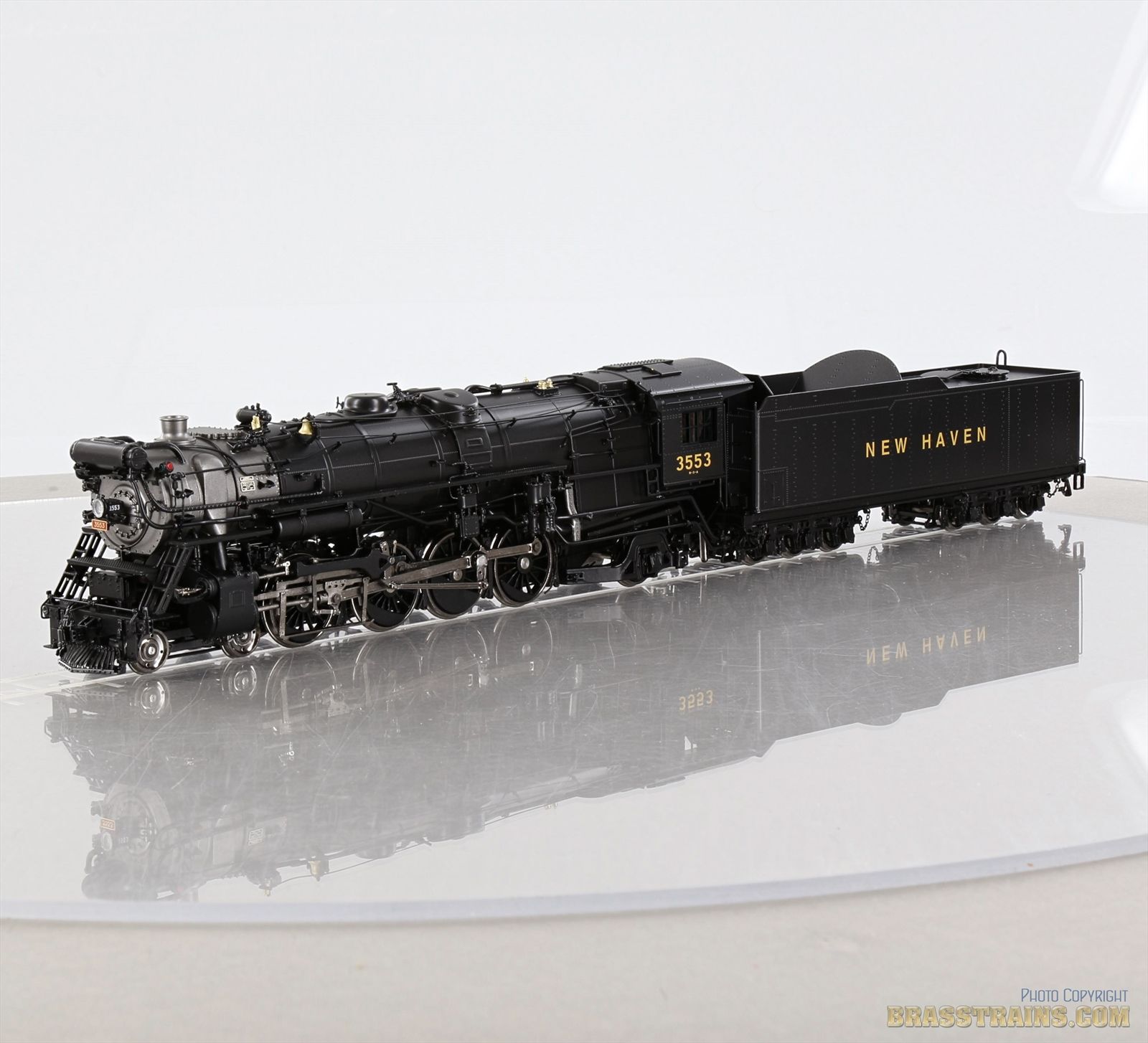 Nh R3a HO Scale Brass Model - PSC 17780-1 NH New Haven 4-8-2 R-3a R3a #3553 - F/P