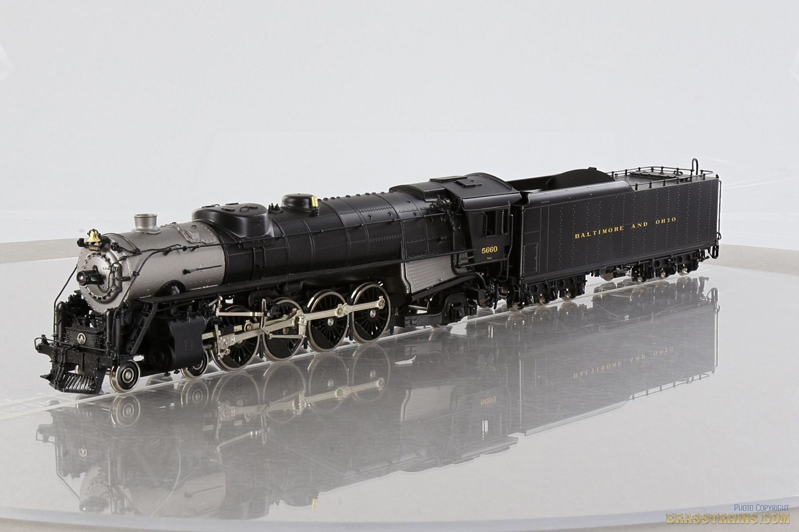 HO Brass Key Imports CS #62 B&O Baltimore & Ohio T-4A 4-8-2 #5660