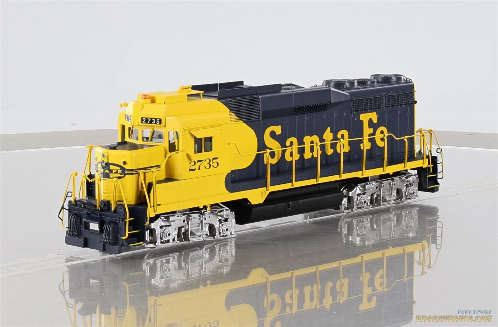 HO Brass Model - CIL 2152.1 ATSF Santa Fe EMD GP-30U Diesel #2735 w ...