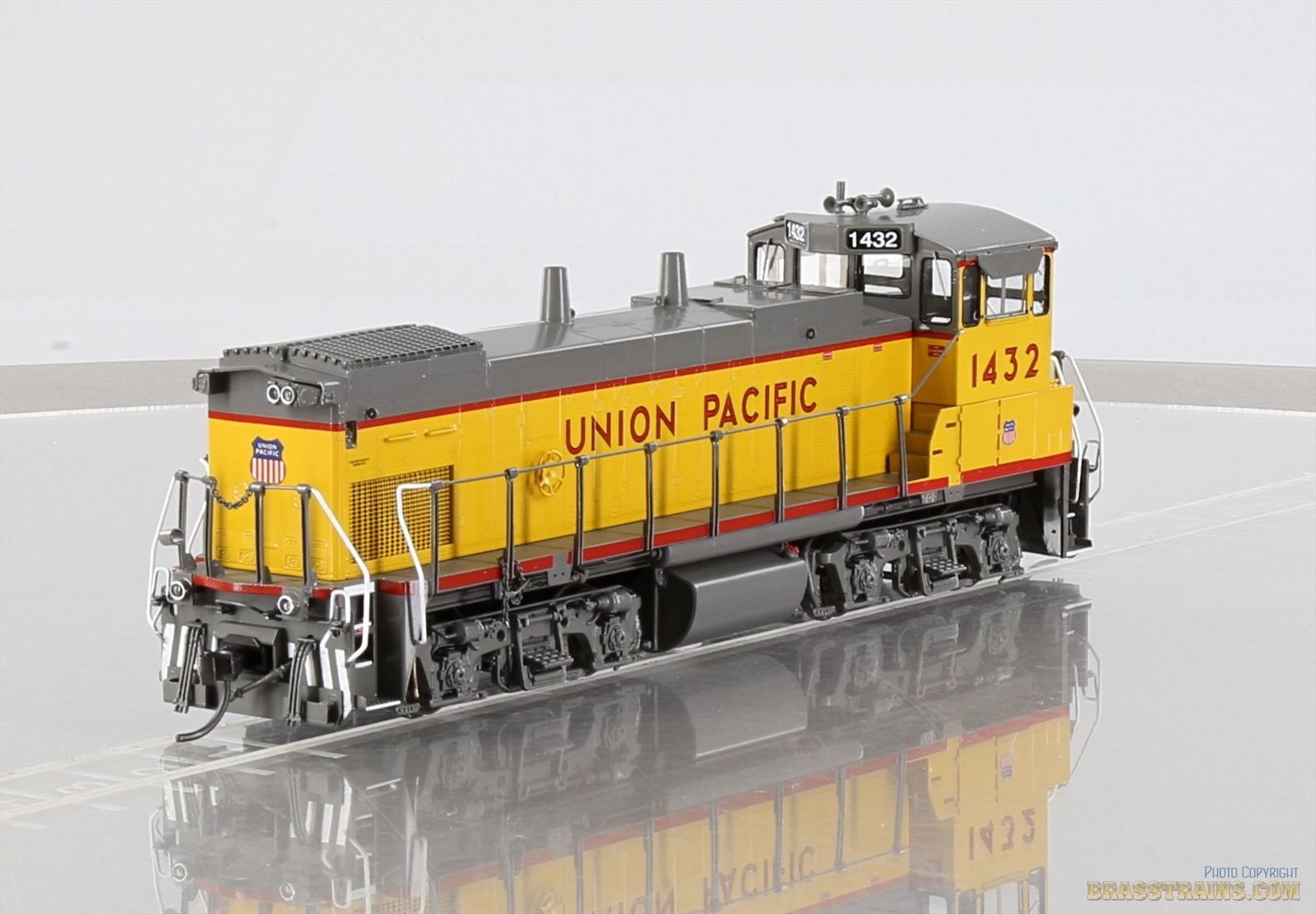 HO Brass Model Train - OMI 6823.1 UP Union Pacific MP15AC Diesel #1432 ...