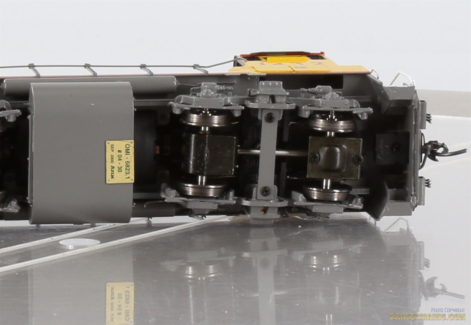 HO Brass Model Train - OMI 6823.1 UP Union Pacific MP15AC Diesel #1432 ...