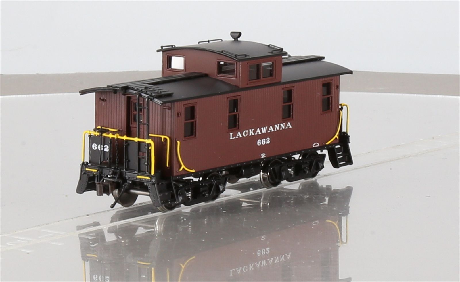 HO Brass Model Train Railworks DL&W Lackawanna Wood Caboose Factory