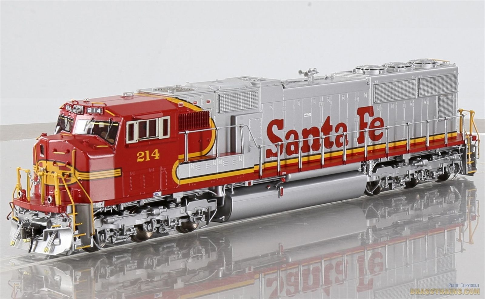 HO Brass Model - OMI 6145.1 ATSF Santa Fe SD75M Diesel #214 - F/P