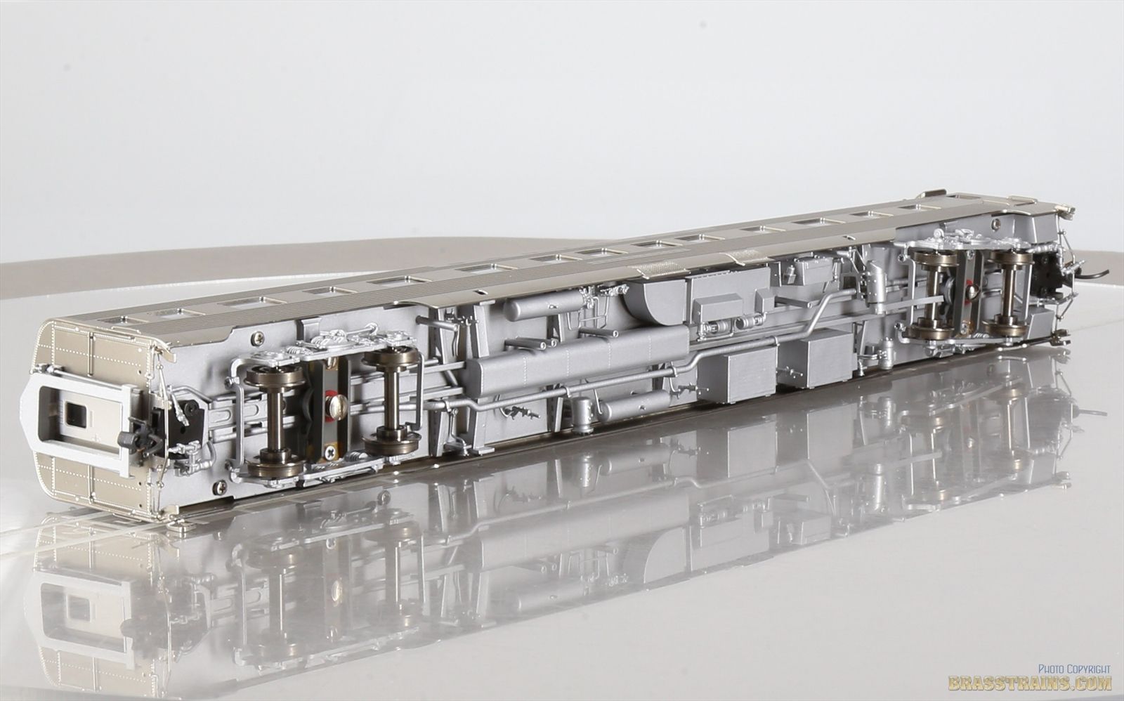 HO Brass Model Train TCY 1225.2 Coach Yard ATSF Santa Fe 4-4-2 Sleeper ...