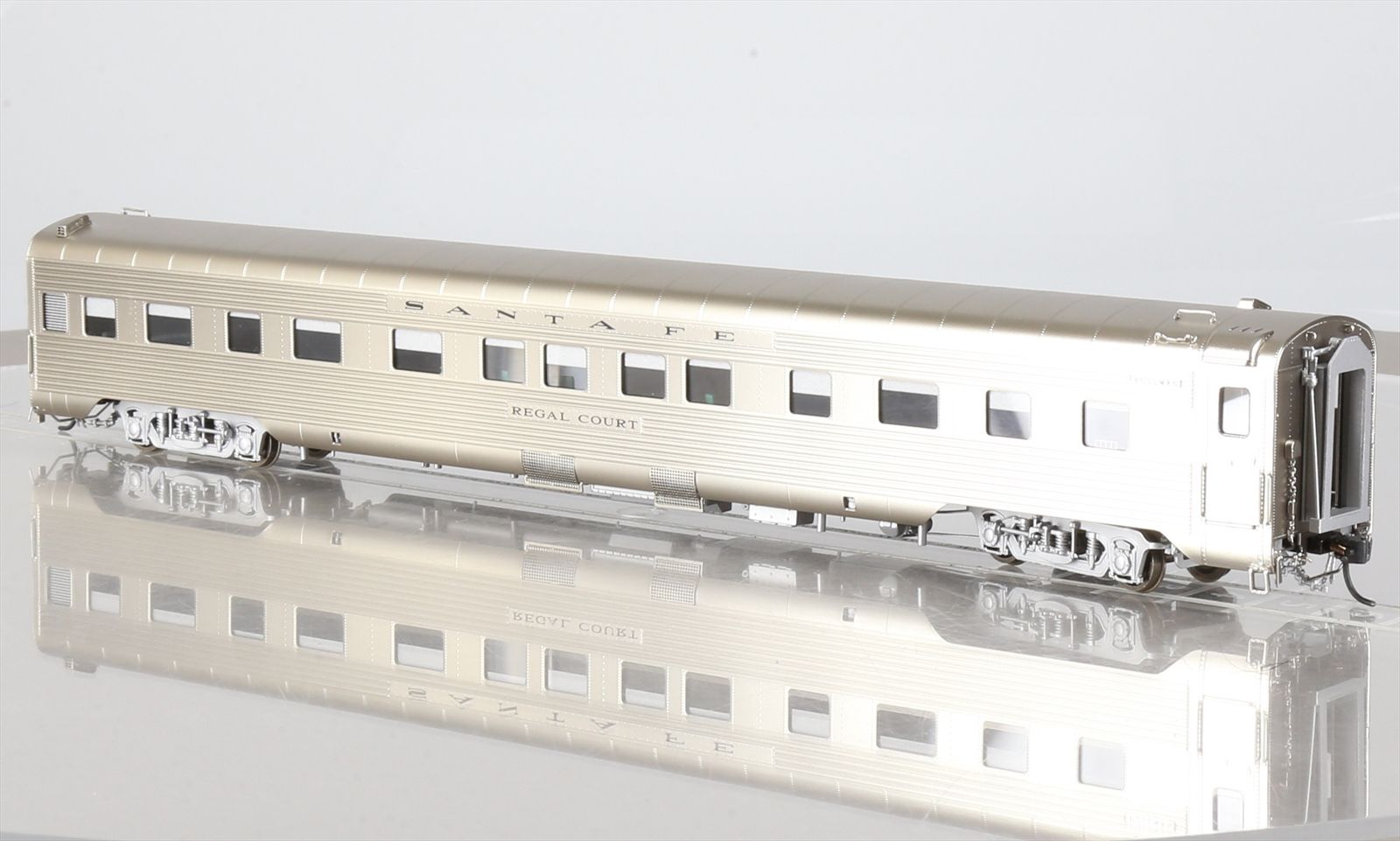 HO Brass Model Train TCY 1225.2 Coach Yard ATSF Santa Fe 4-4-2 Sleeper ...