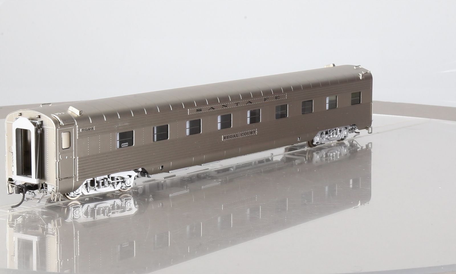 HO Brass Model Train TCY 1225.2 Coach Yard ATSF Santa Fe 4-4-2 Sleeper ...