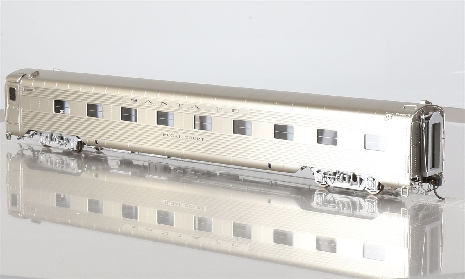 HO Brass Model Train TCY 1225.2 Coach Yard ATSF Santa Fe 4-4-2 Sleeper ...